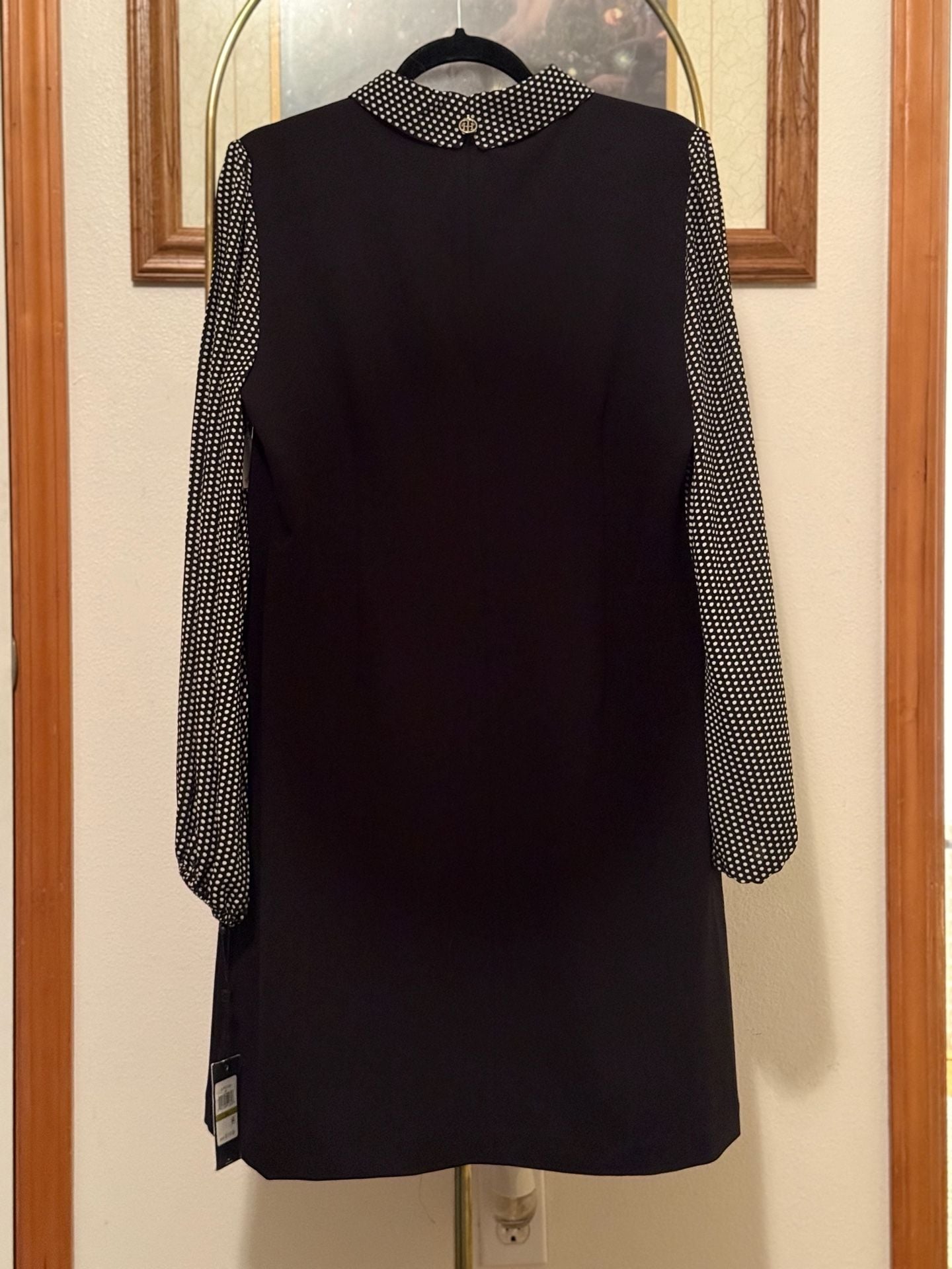 Tommy Hilfiger Polka Dot Long Sleeve Dress Size 14 4