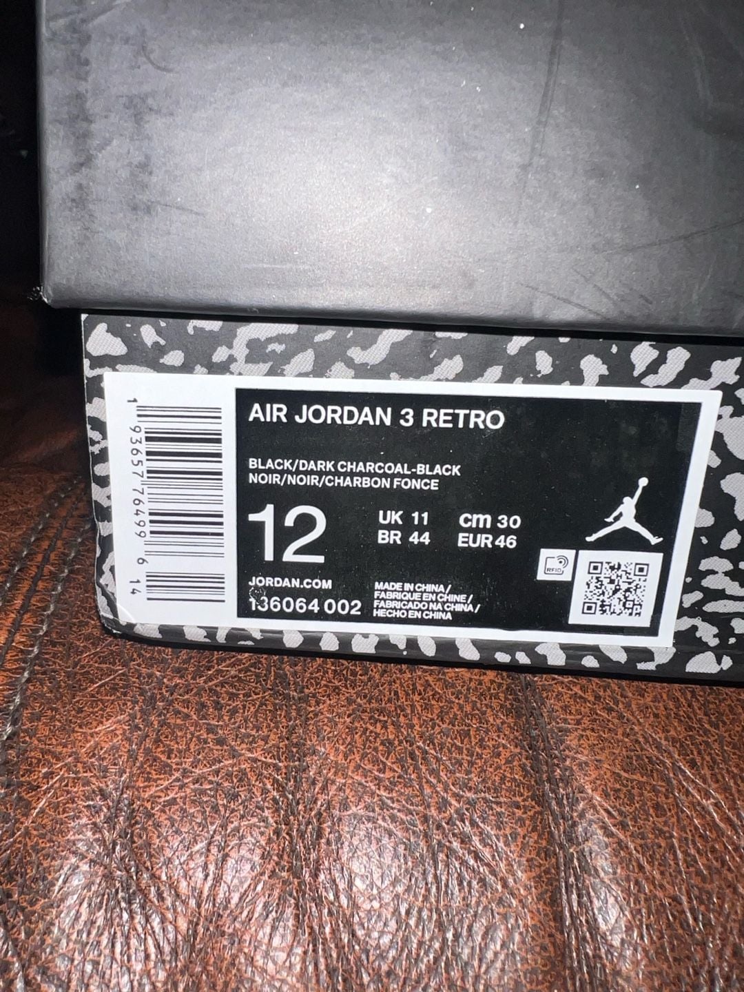 Jordan Air Jordan 3 Retro Black Cat Sneakers 9