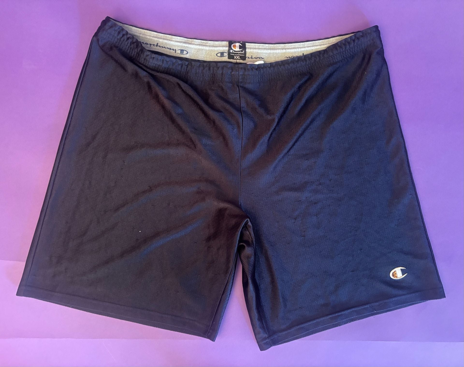 Champion Athletic Shorts Size XXL Black Mesh Basketball 3