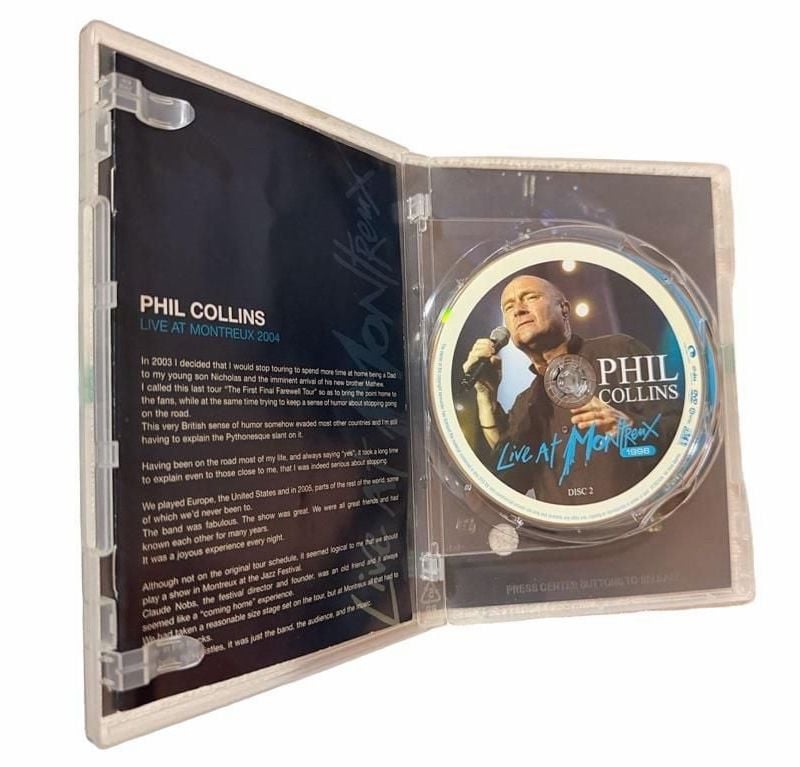 Phil Collins Live at Montreux 2004 DVD 2-Disc Set Concert 3