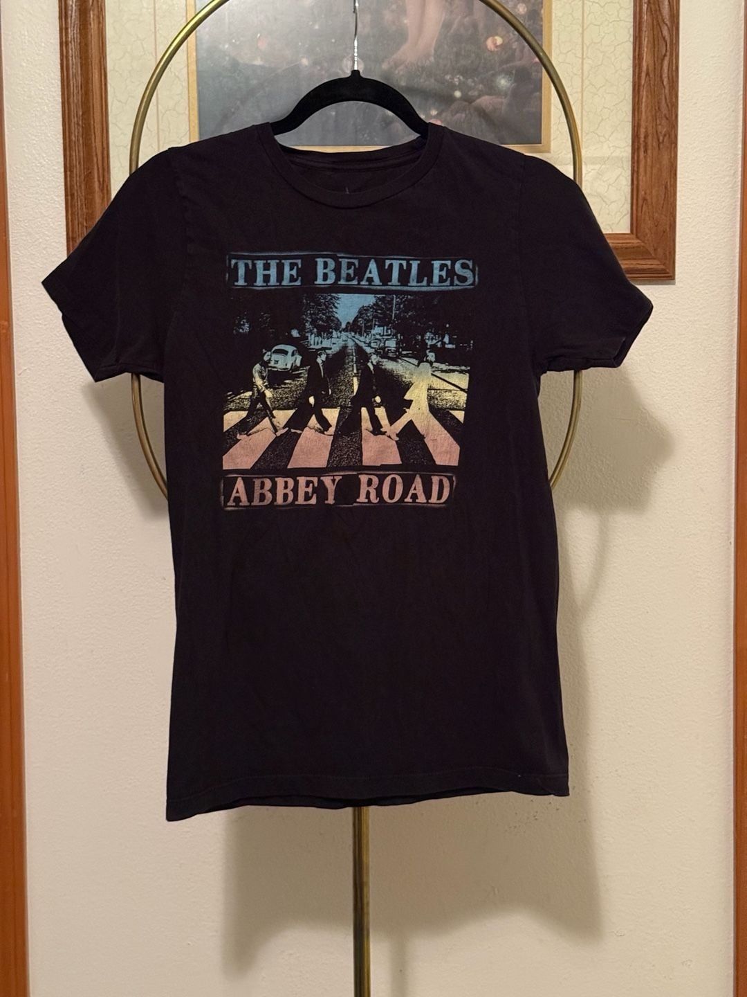 The Beatles Abbey Road T-Shirt XL Black Graphic Tee 2