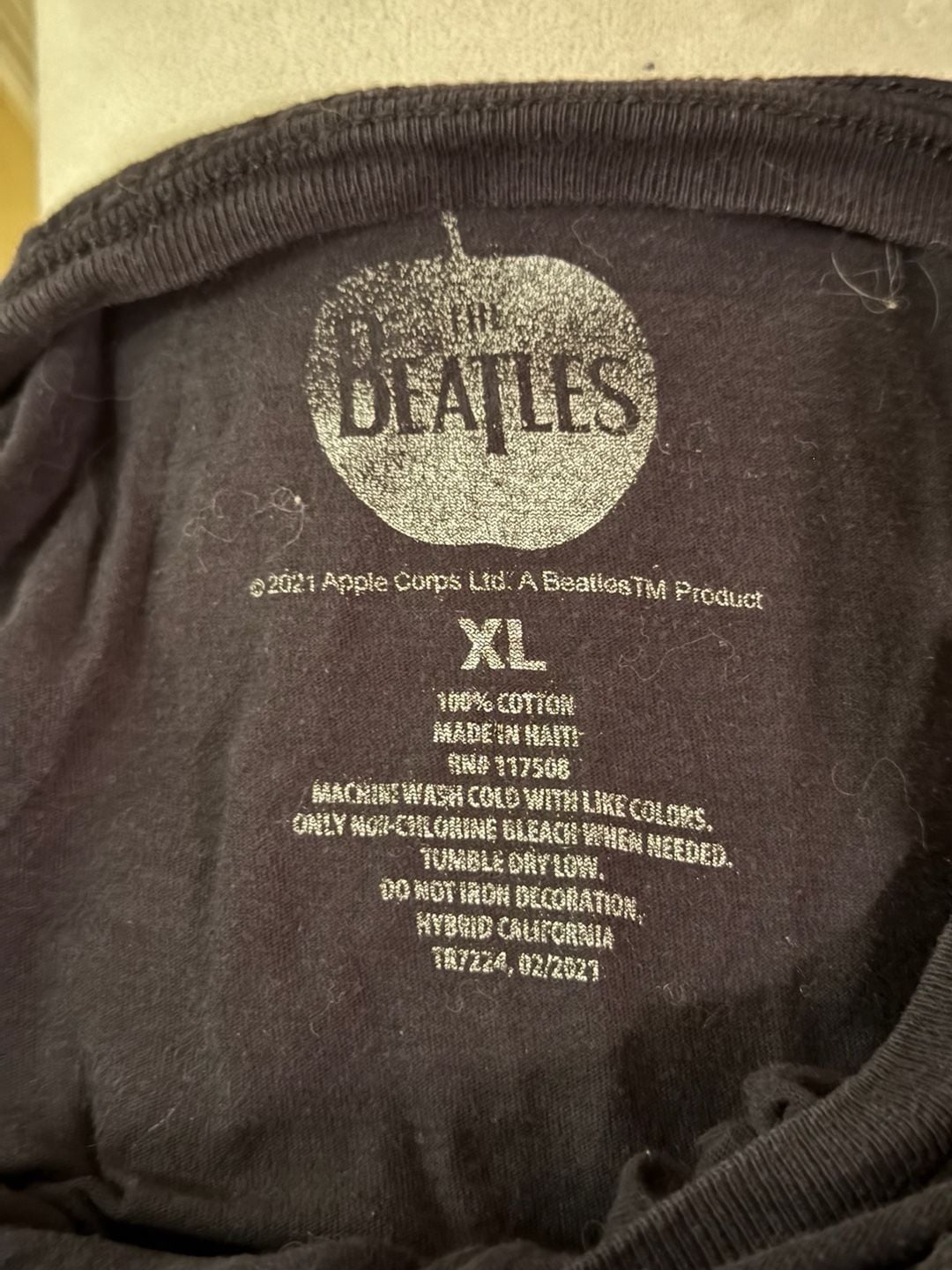 The Beatles Abbey Road T-Shirt XL Black Graphic Tee 4