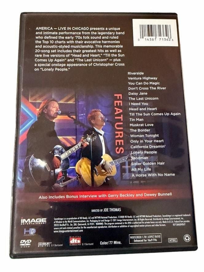 America Live in Chicago DVD 2