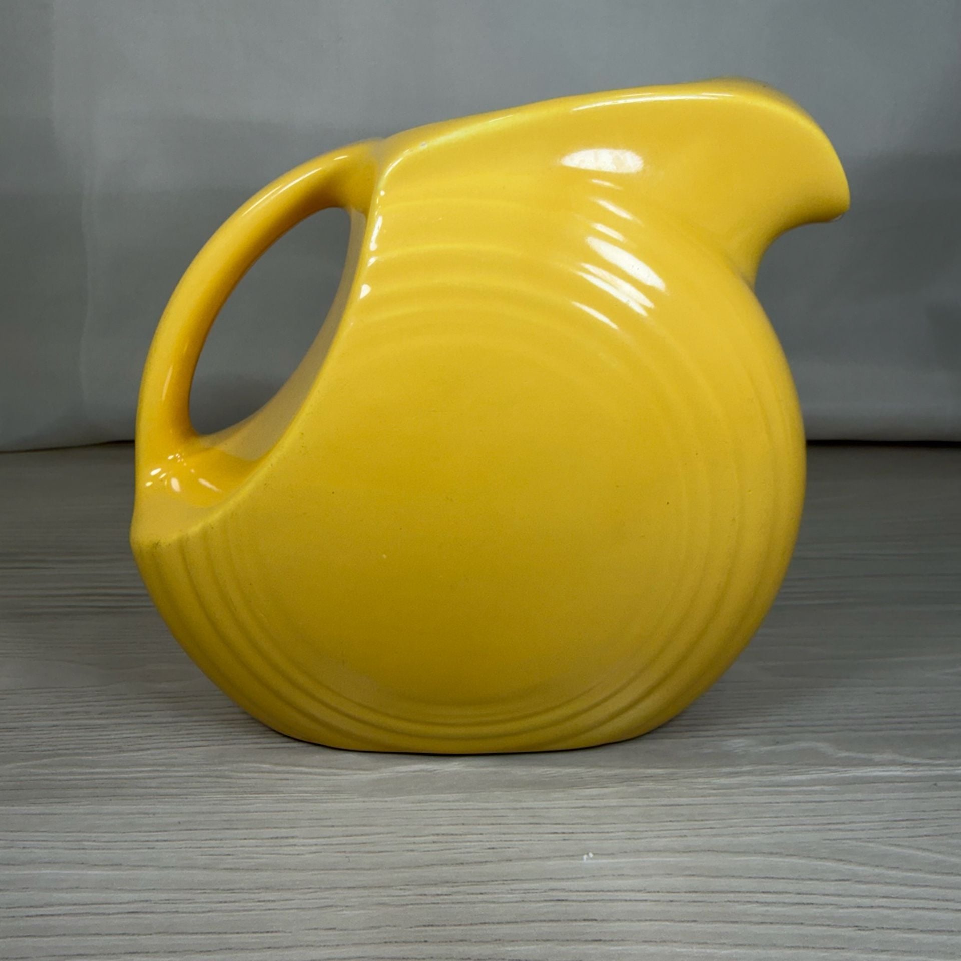 Fiesta Fiestaware Yellow Ice Lip Pitcher 1