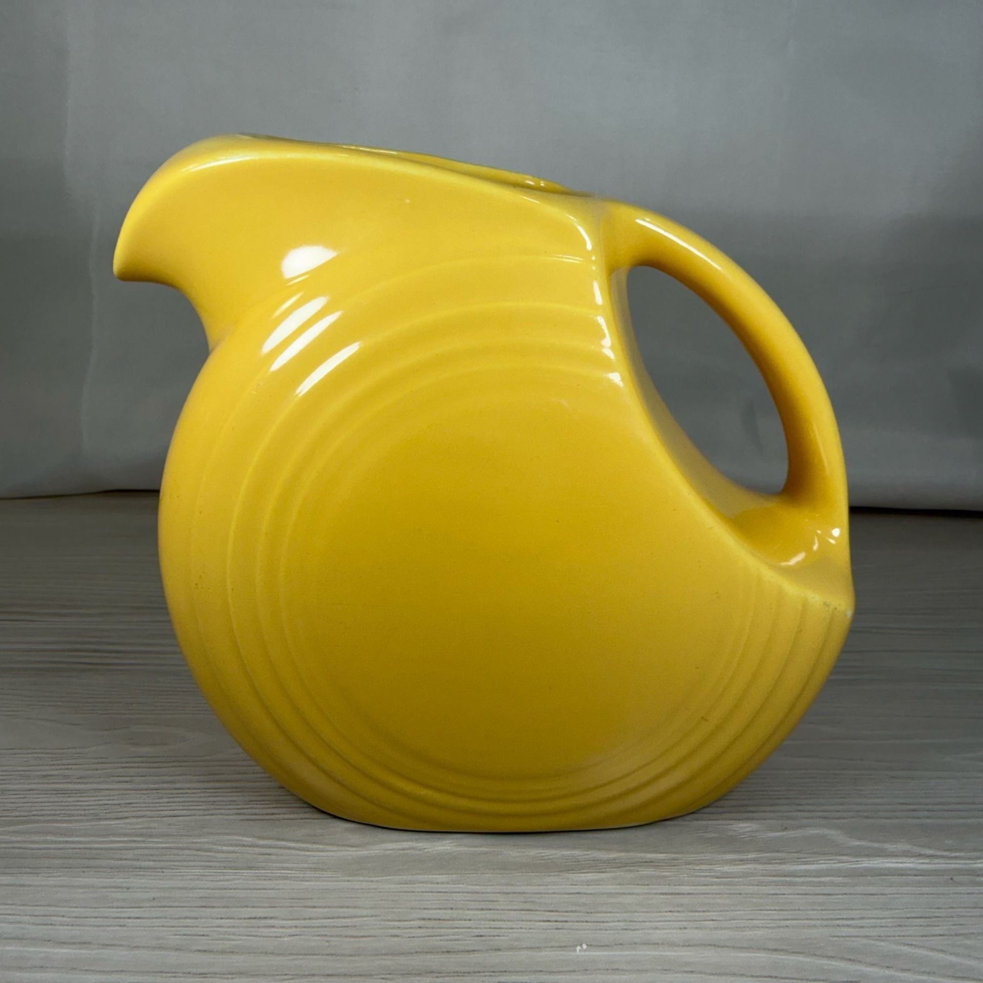 Fiesta Fiestaware Yellow Ice Lip Pitcher 5