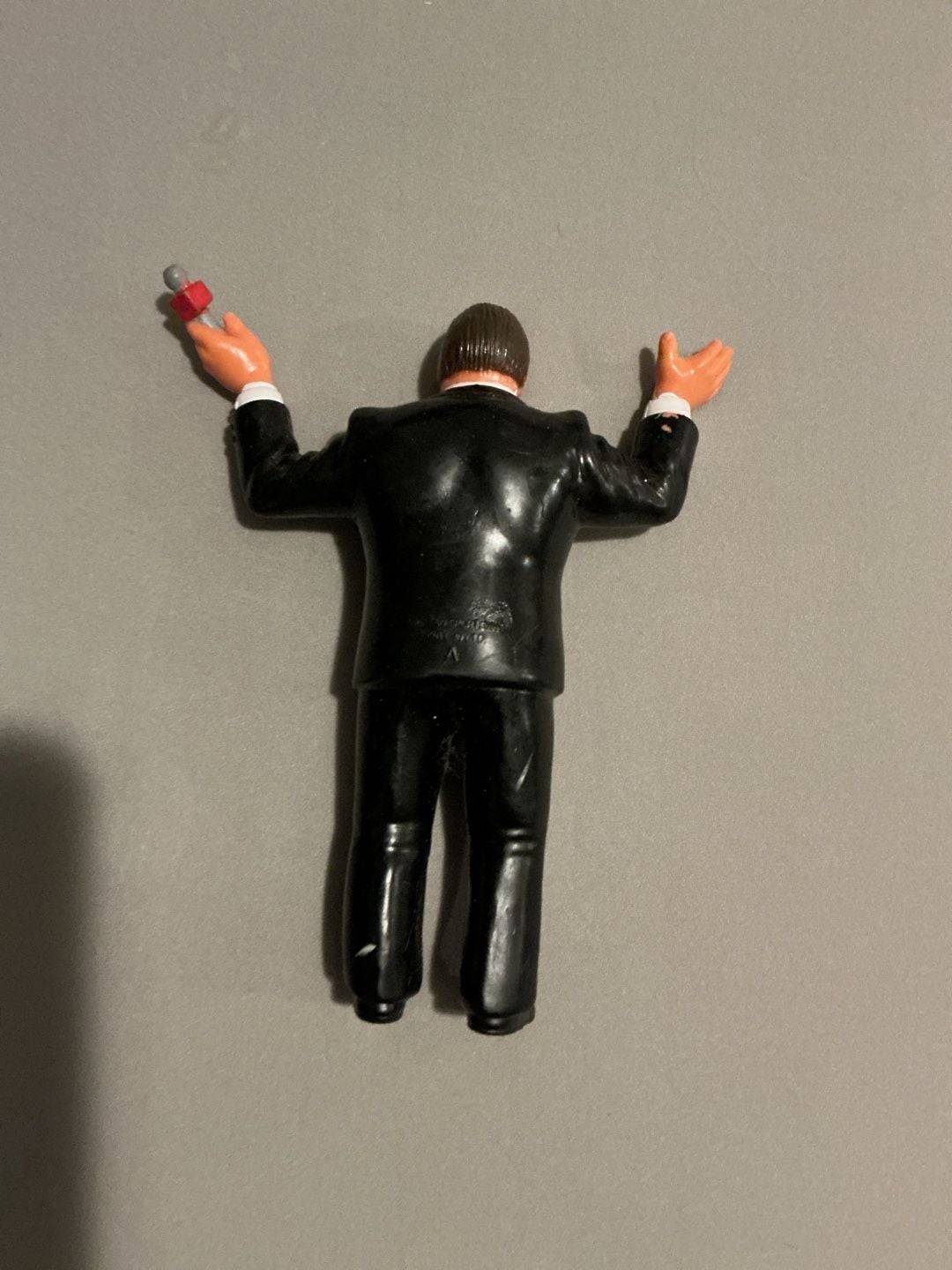 WWF LJN Mean Gene Okerlund Vintage(1986) Titan Sports WWF logo on speaker 2
