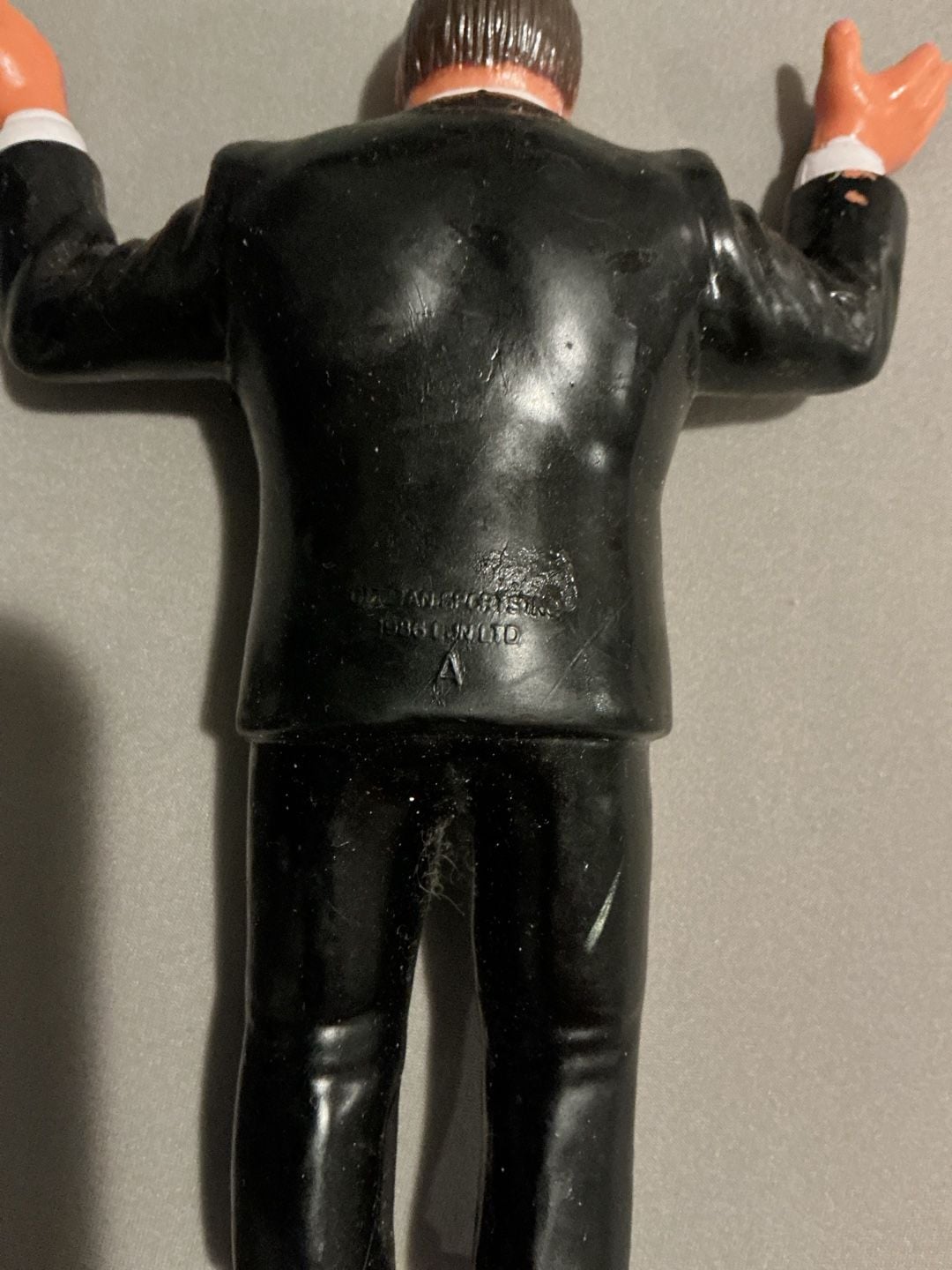WWF LJN Mean Gene Okerlund Vintage(1986) Titan Sports WWF logo on speaker 3