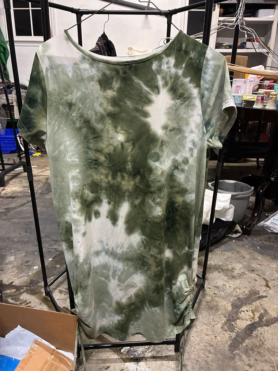 Lilis Closet camo green dress size M 2