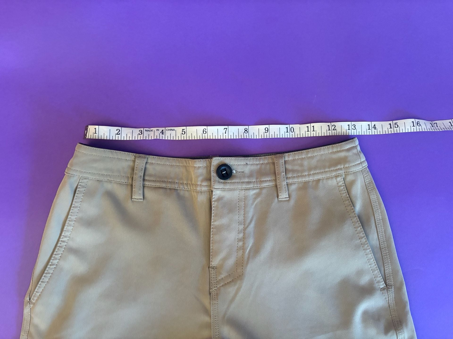 O'Neill Hybrid Shorts Size 27 Khaki Tan Casual Men 8