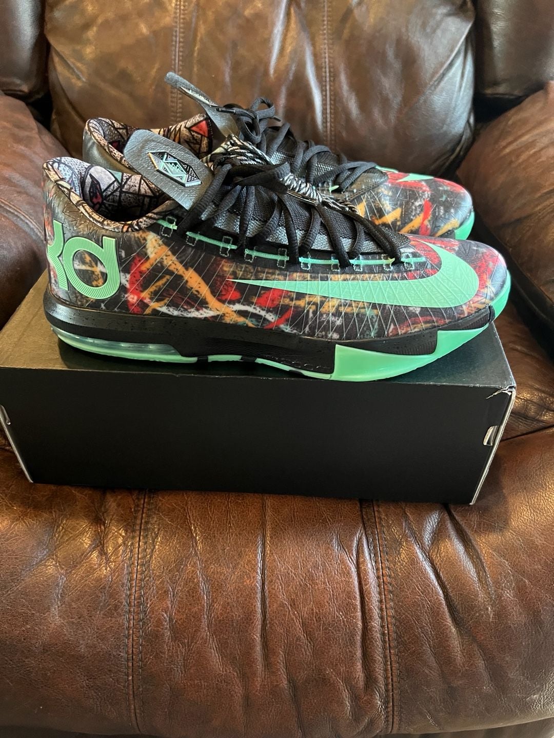 Nike KD 6 Size 12 All-Star Illusion Gumbo 2