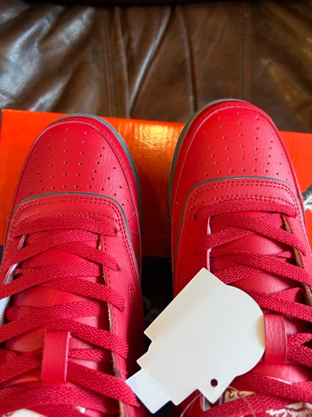 Patrick Ewing Orion Strap Red Basketball Sneakers 6