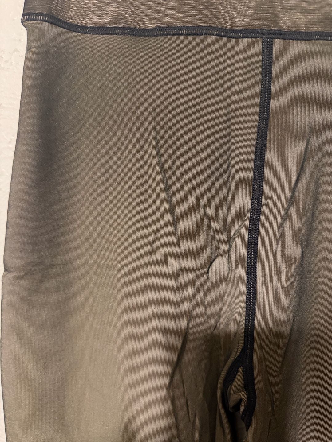 Fleece lined sheer Leggings black 5