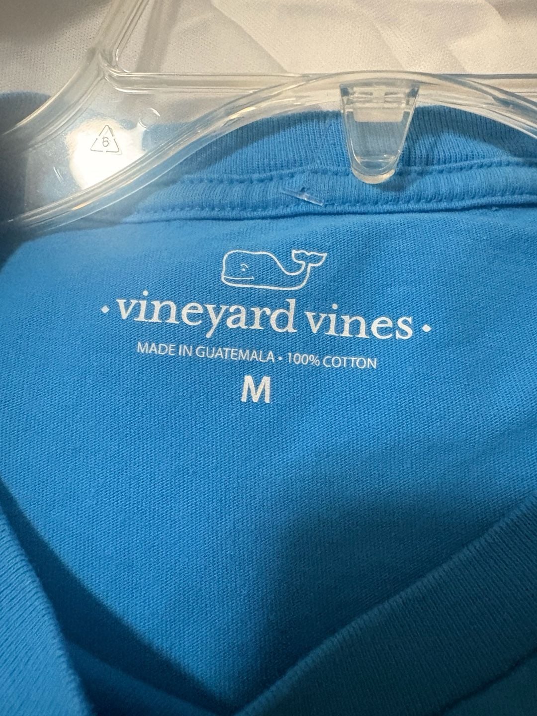 Vineyard Vines Tuna Pocket T-Shirt Size M Blue Cotton 2