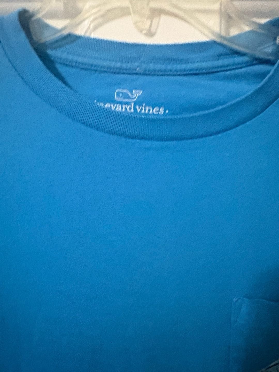 Vineyard Vines Tuna Pocket T-Shirt Size M Blue Cotton 5