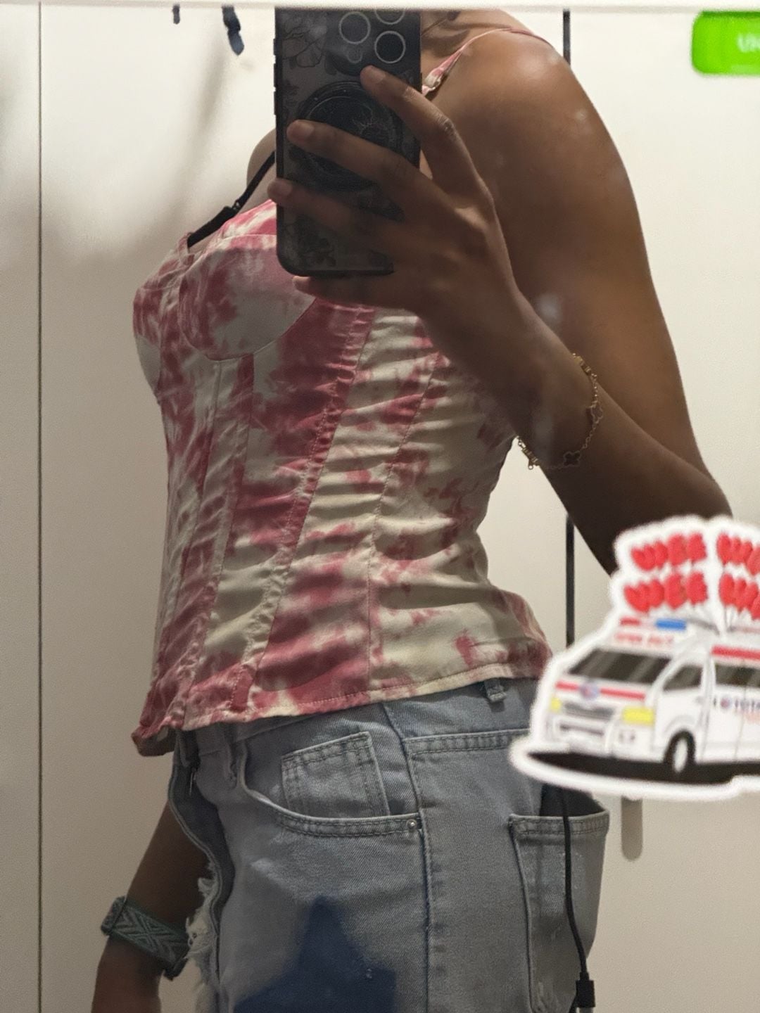 Tie-Dye Corset Top 3