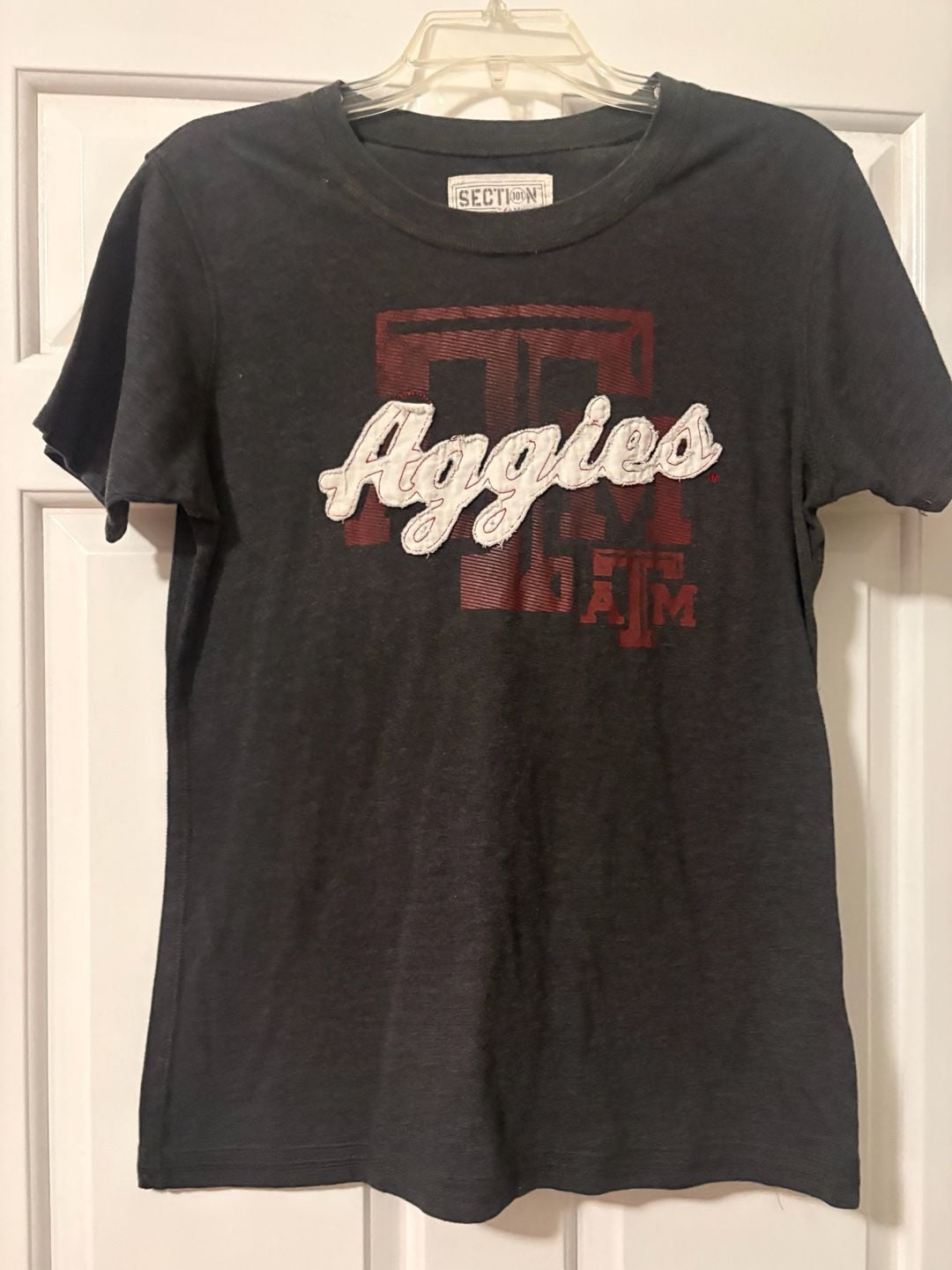 Section 101 by Majestic Texas A&M Aggies T-Shirt Charcoal Gray 2