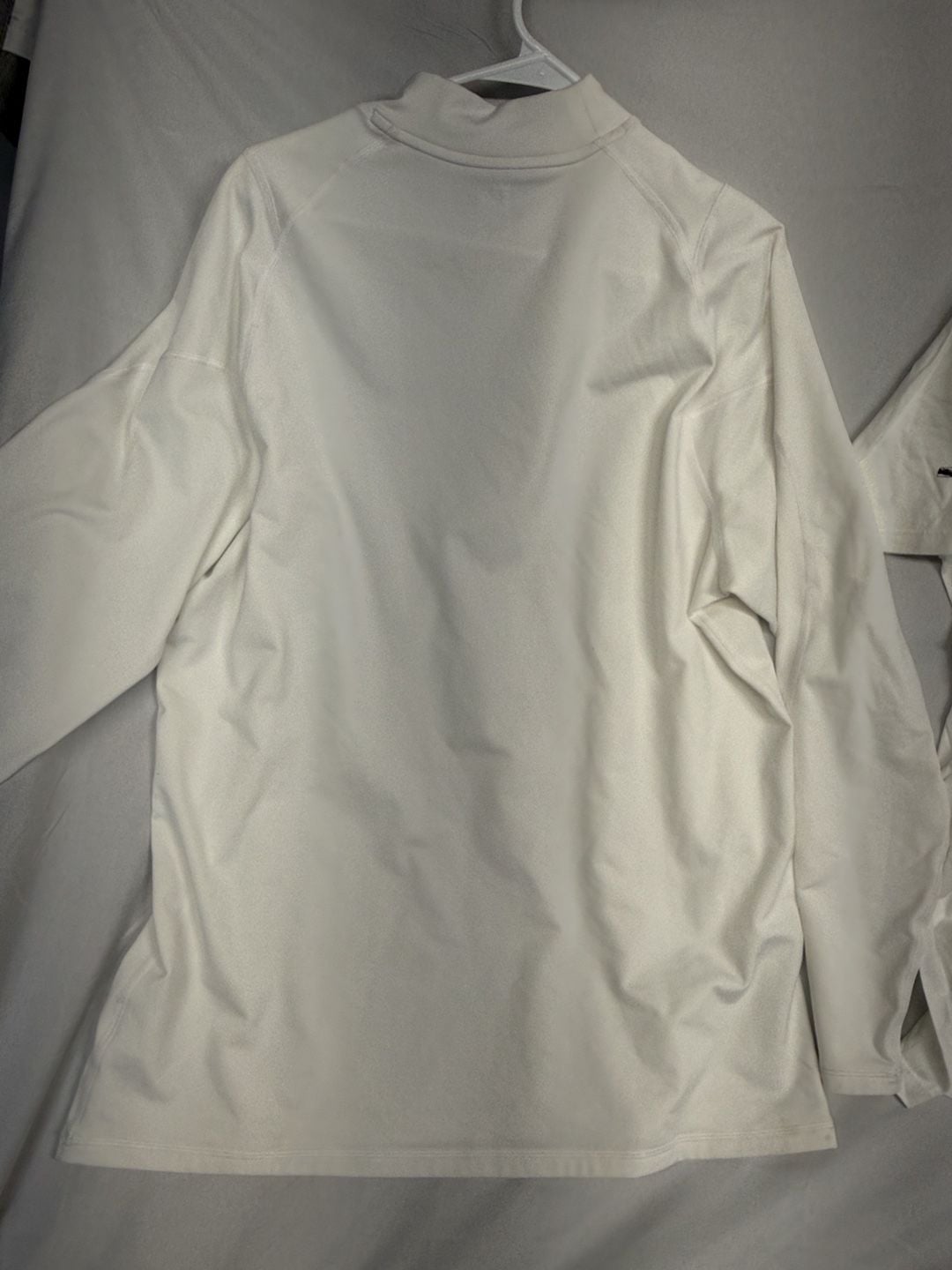DSG CWC LS Mock Neck Top Size 2XL White Long Sleeve Base Layer New 7