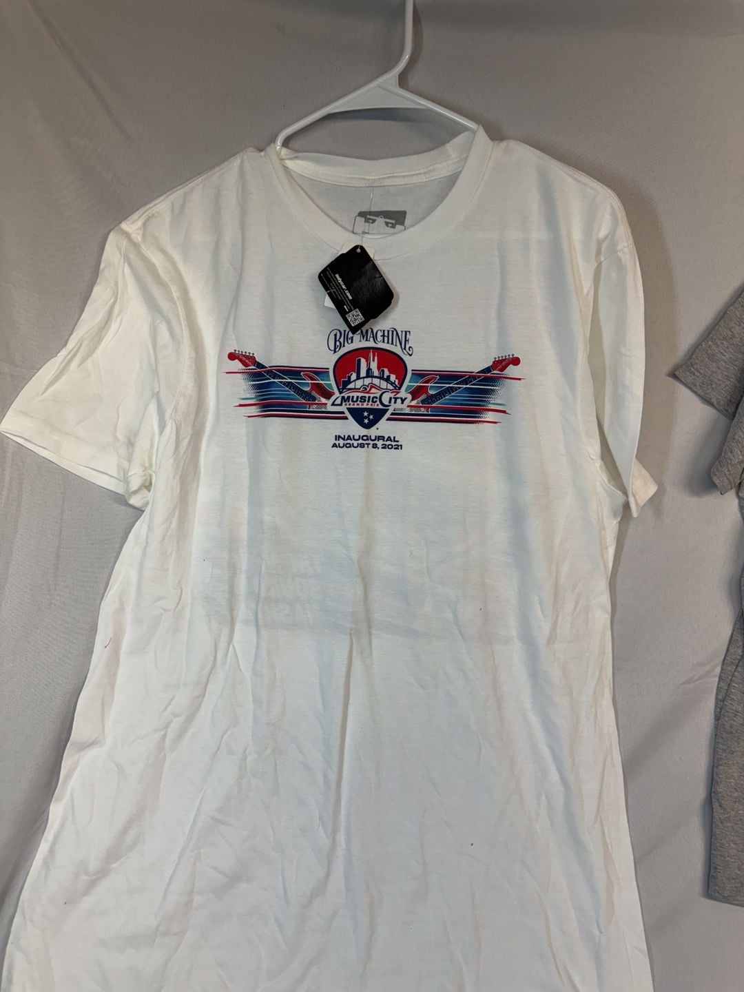 IndyCar Big Machine Music City Grand Prix T-Shirt Size L White New 3