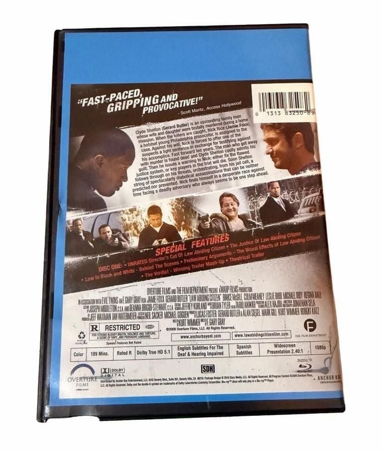 Anchor Bay Law Abiding Citizen Unrated Director's Cut Blu-ray 2