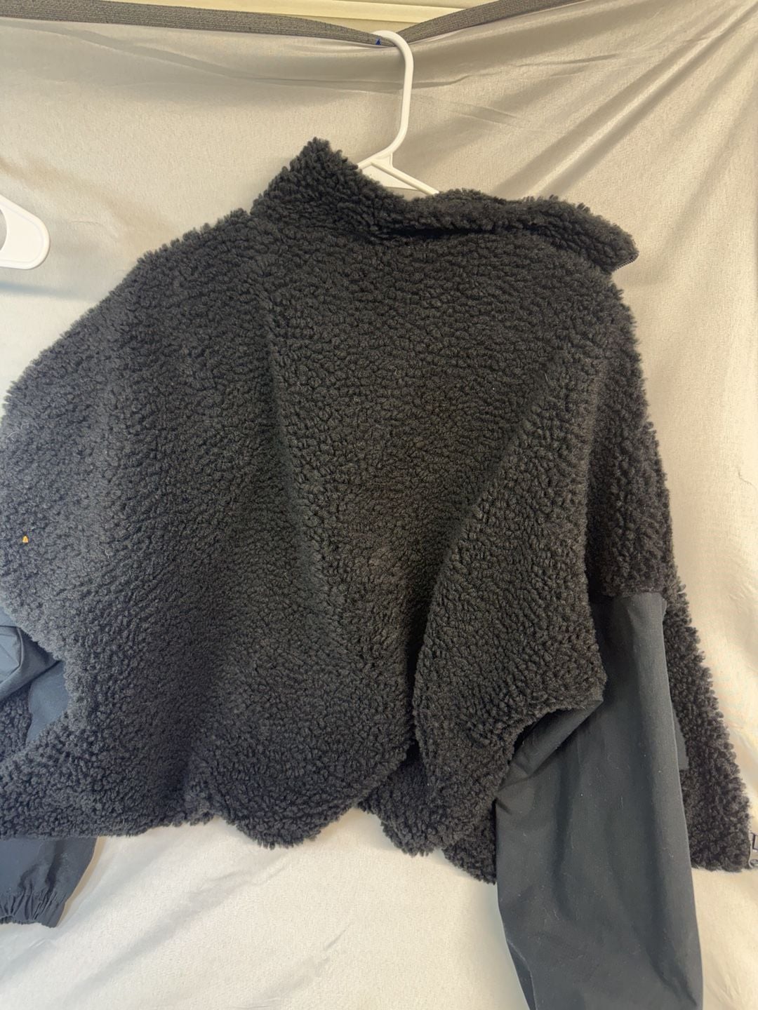 Nike Sherpa Fleece Full Zip Jacket Size M Black 4