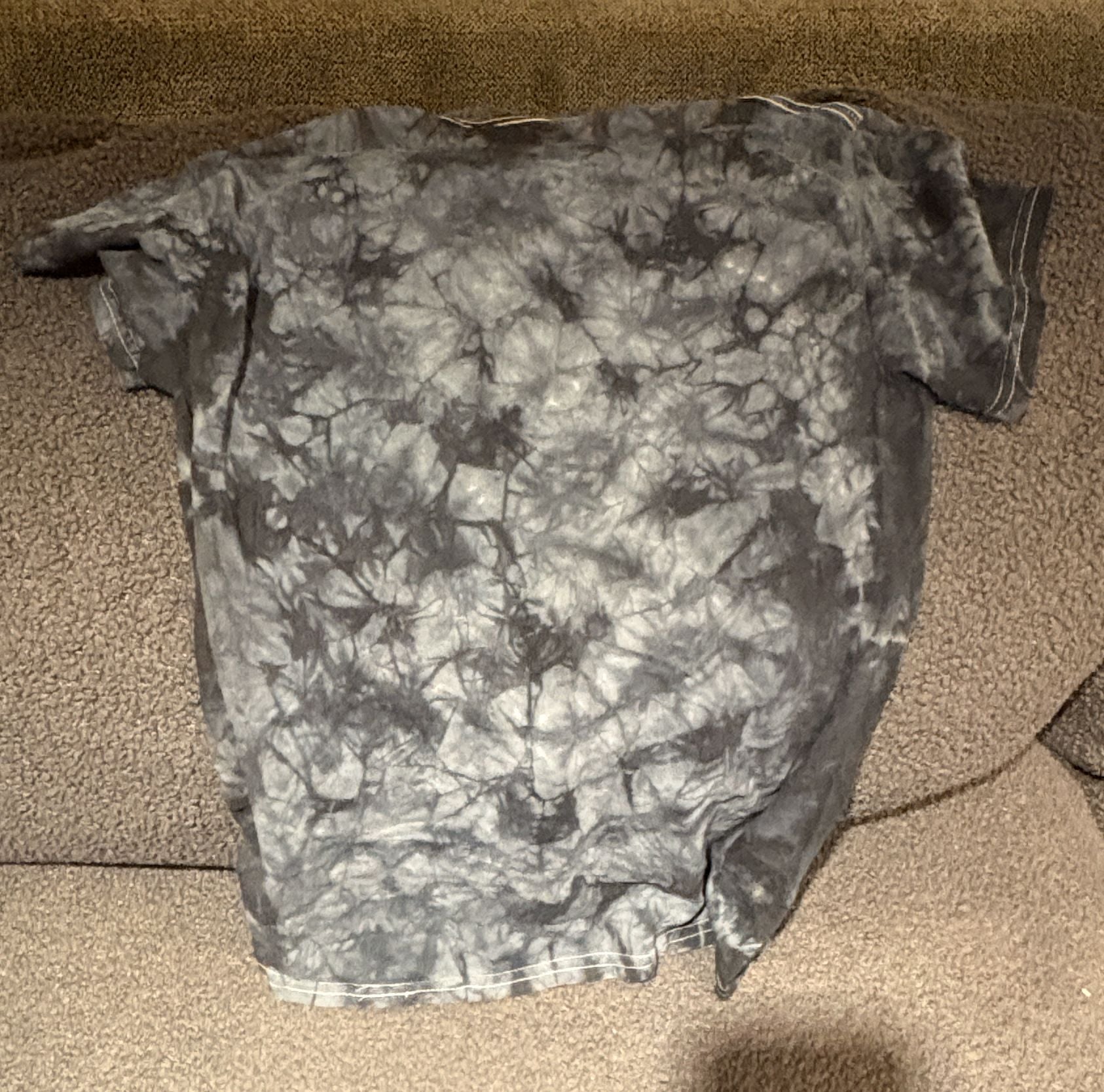 Spencer's Acid Trip Mushroom T-Shirt Size S Black Tie Dye Graphic 5