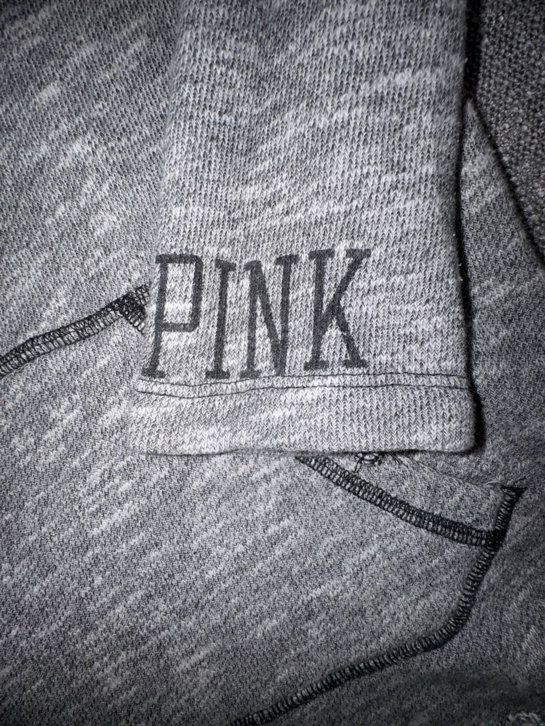 Victoria's Secret Pink Half Zip Pullover Size XS Gray 4