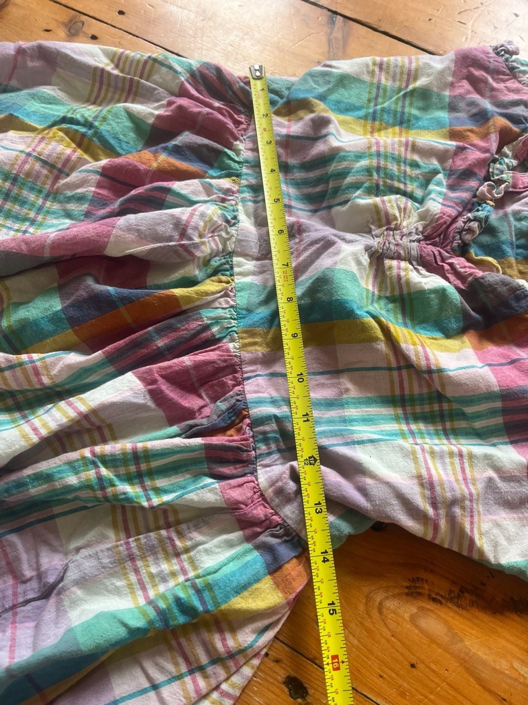 Polo Ralph Lauren Plaid Sundress with Ruffles Size 6 Multi Color 100% Cotton 7