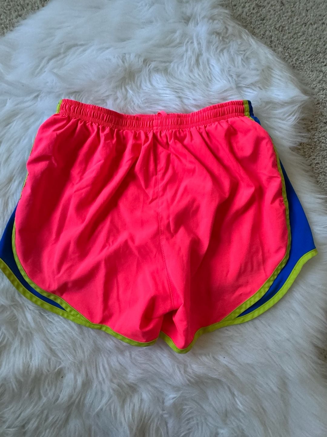 Nike Running Shorts Size S Lot of 2 Green and Bright Pink Dri-FIT 5