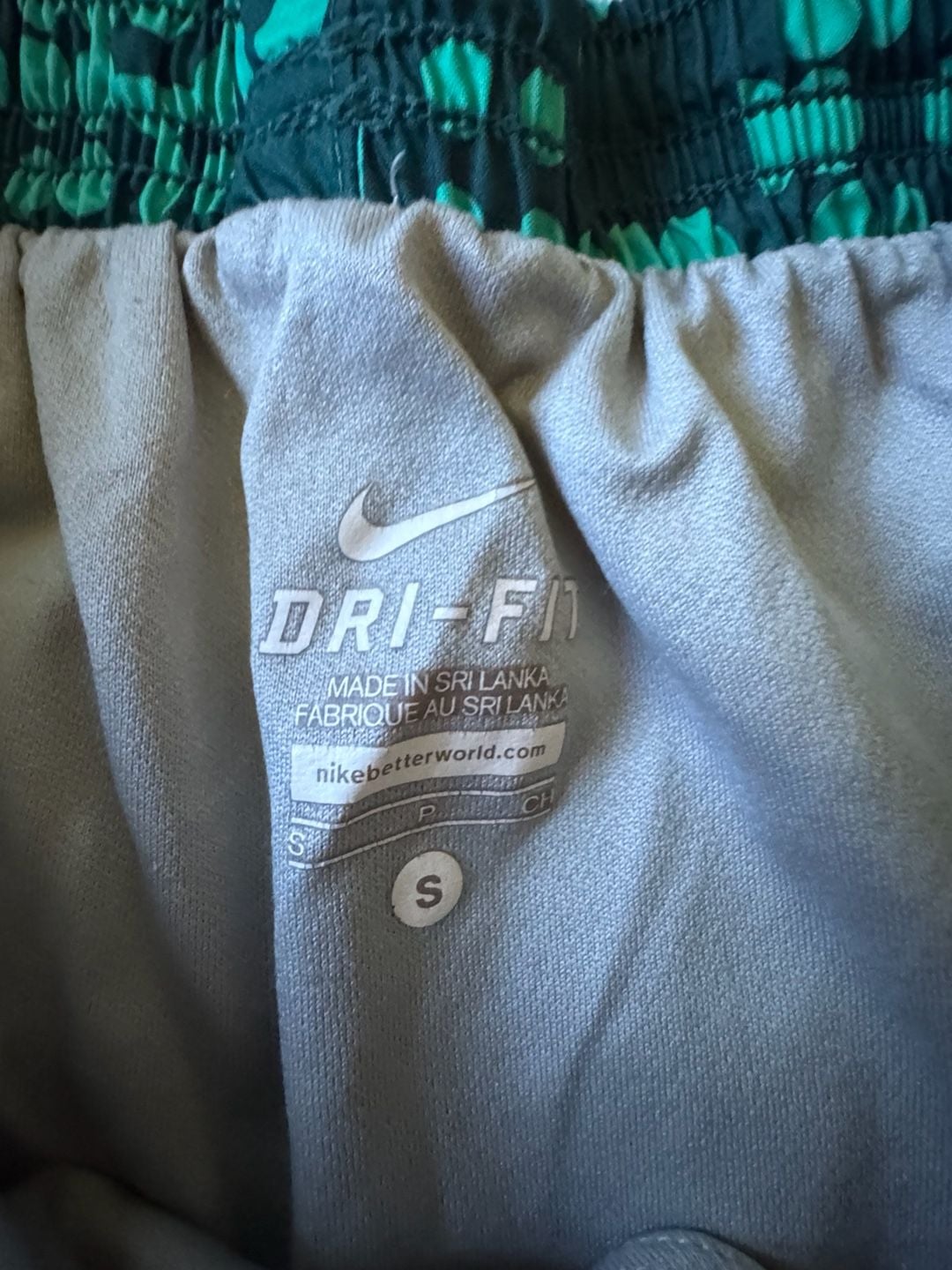 Nike Running Shorts Size S Lot of 2 Green and Bright Pink Dri-FIT 9