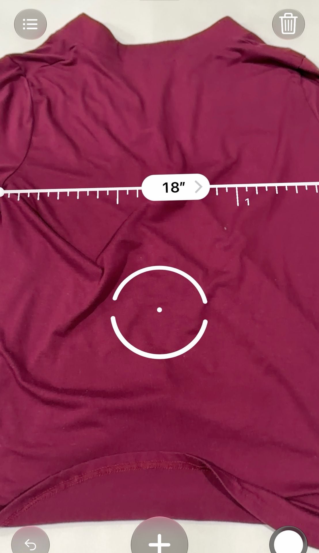 Halife Size L V-Neck 3/4 Sleeve Top Magenta 8