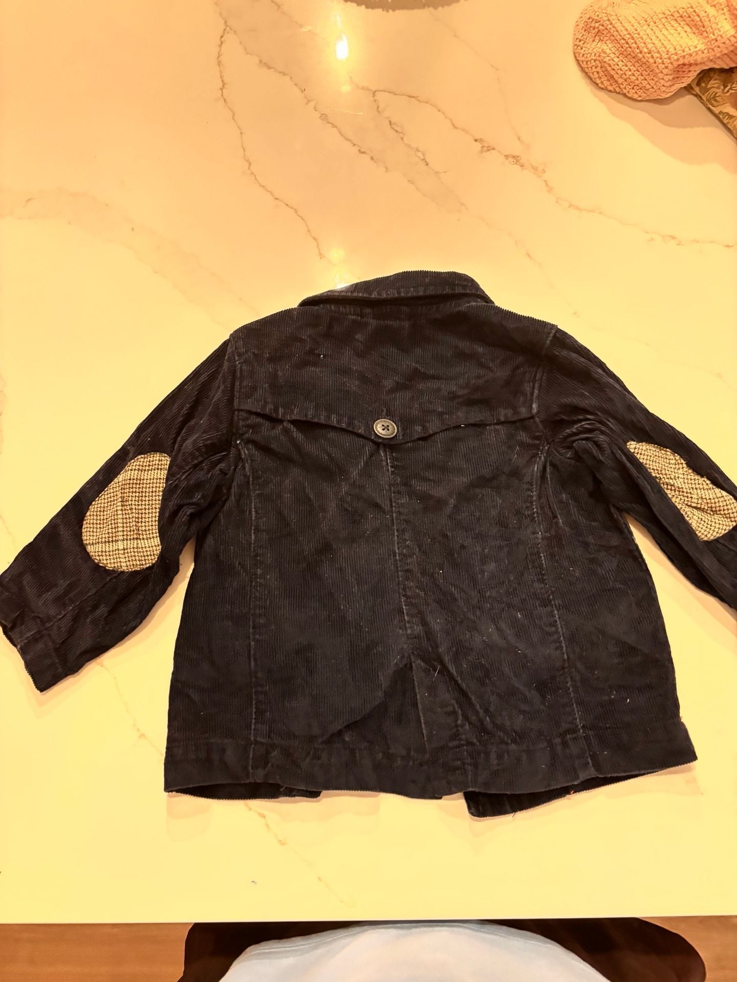 Old Navy Corduroy Jacket Size 18-24 Months Navy Blue Blazer 5