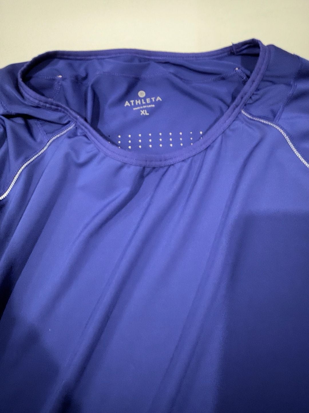 Athleta Long Sleeve Shirt Size XL Blue 3