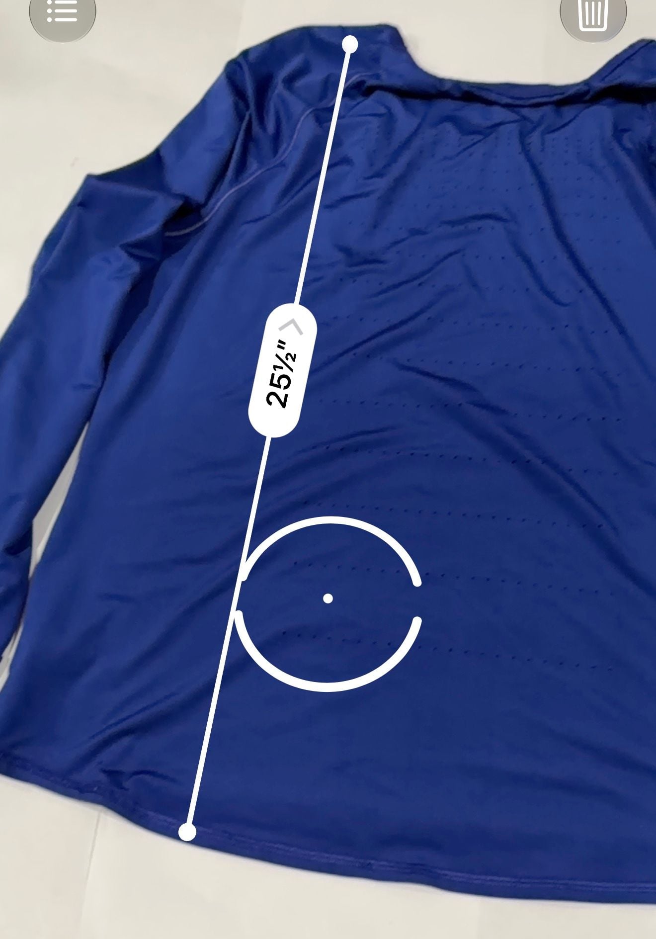 Athleta Long Sleeve Shirt Size XL Blue 8