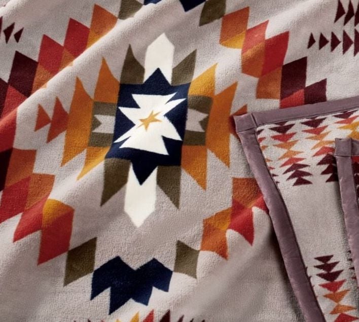 NEW Pendleton Reversible Plush Throw Blanket Sonoran Dusk 50”x70” 4