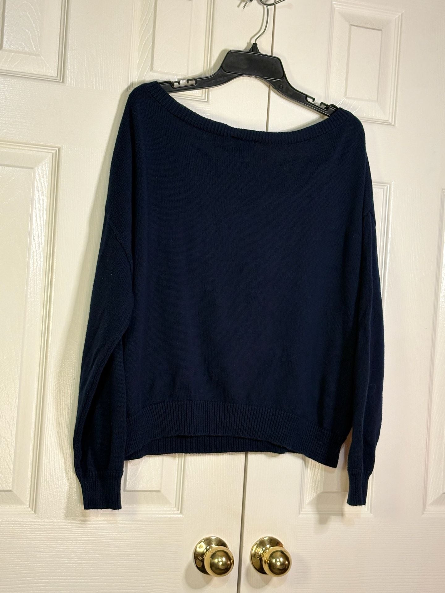 Arden B. Sweater Size M Blue 85 Number Pullover Knit 6