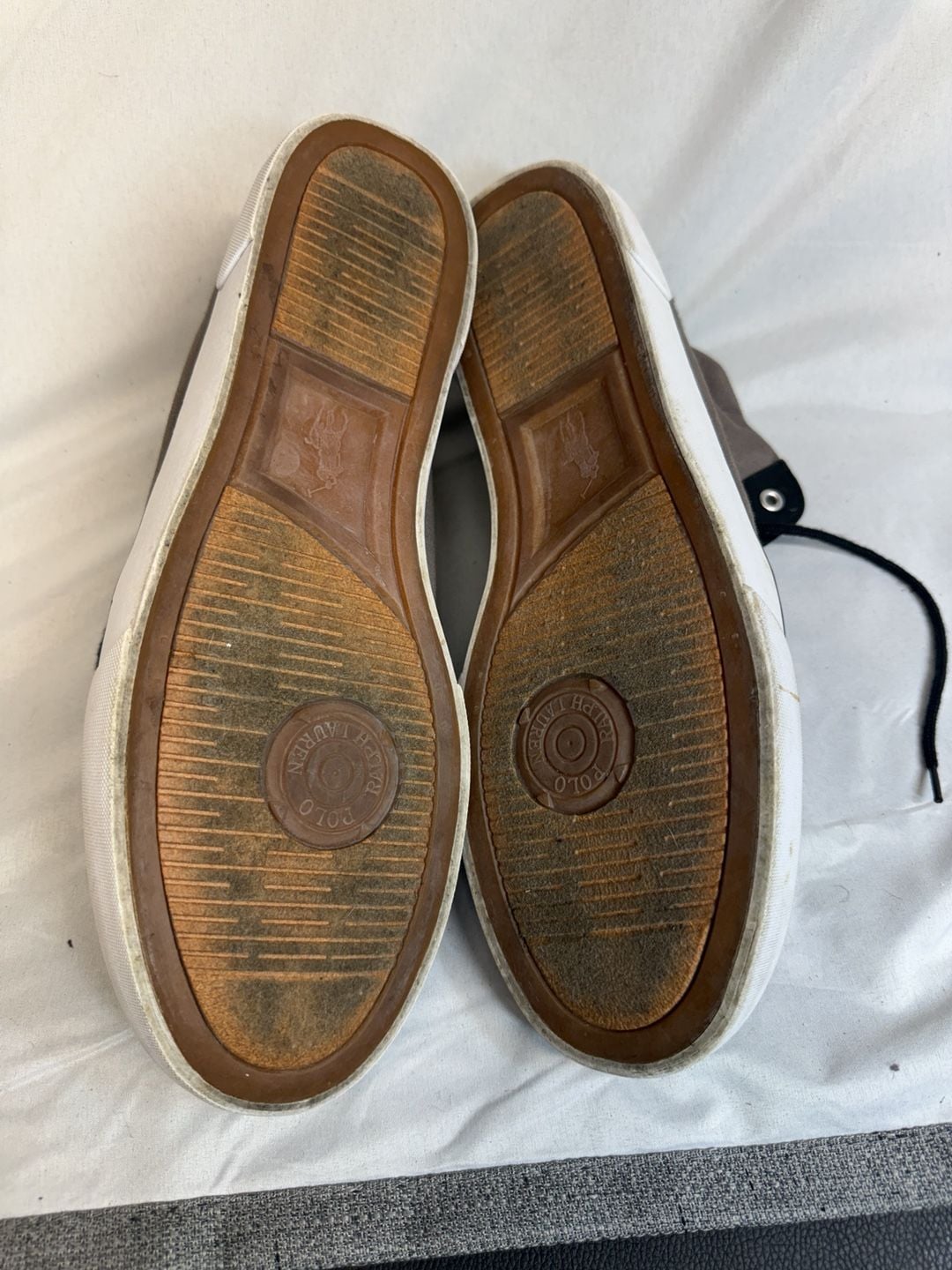 Polo Ralph Lauren Lander Chukka Canvas Sneakers Size 13D Brown 8
