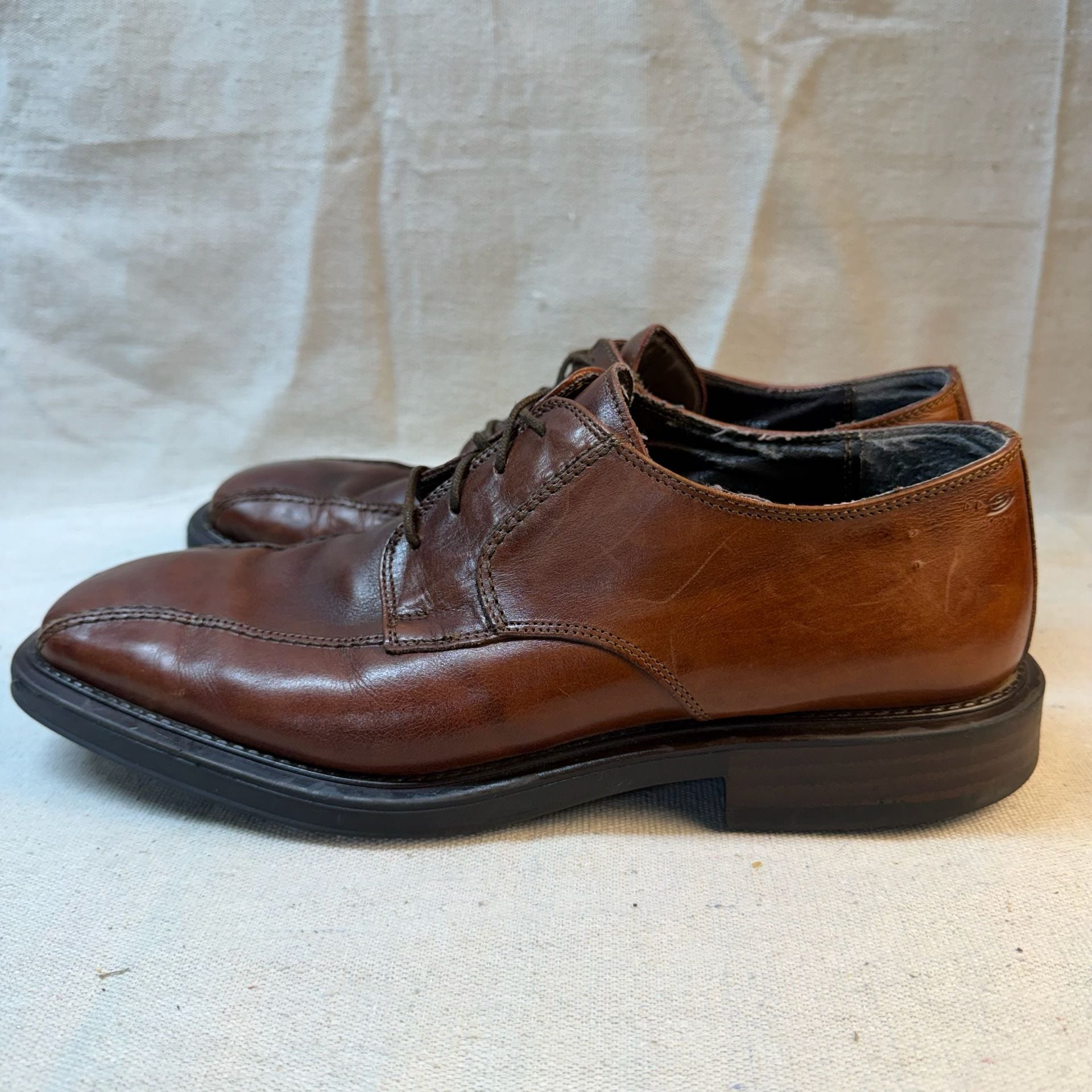 Skechers Maestro-Mozart Leather Shoes Brown Leather Dress Shoes 6