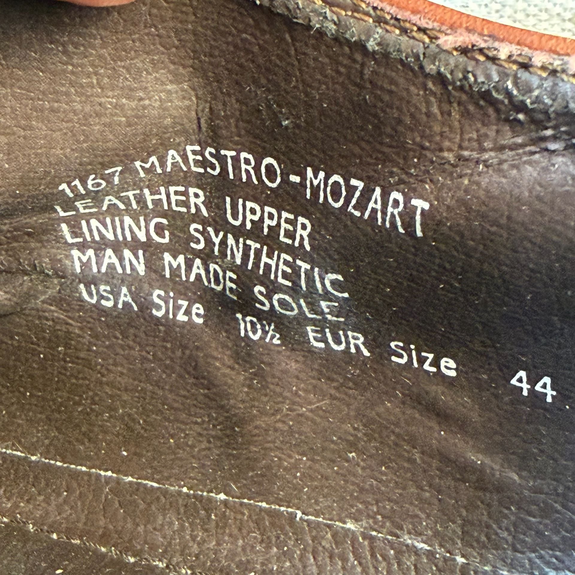 Skechers Maestro-Mozart Leather Shoes Brown Leather Dress Shoes 8