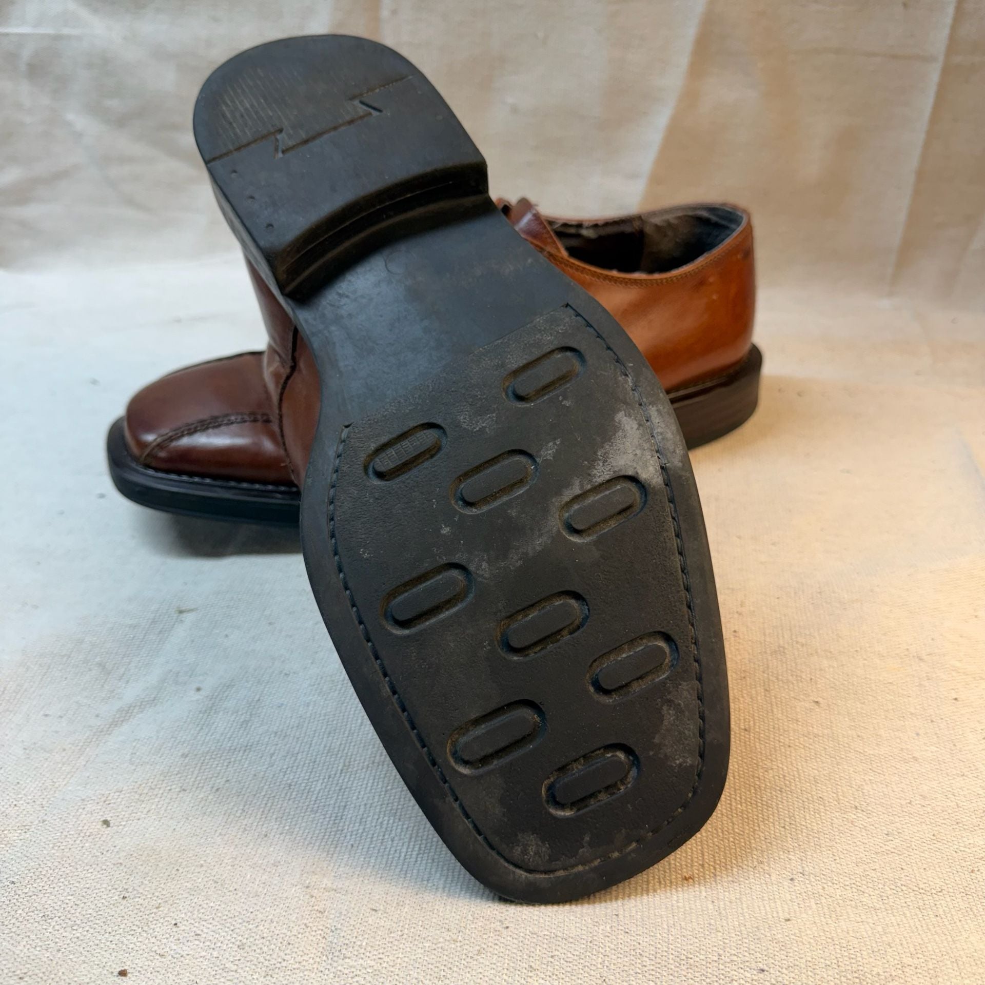 Skechers Maestro-Mozart Leather Shoes Brown Leather Dress Shoes 9