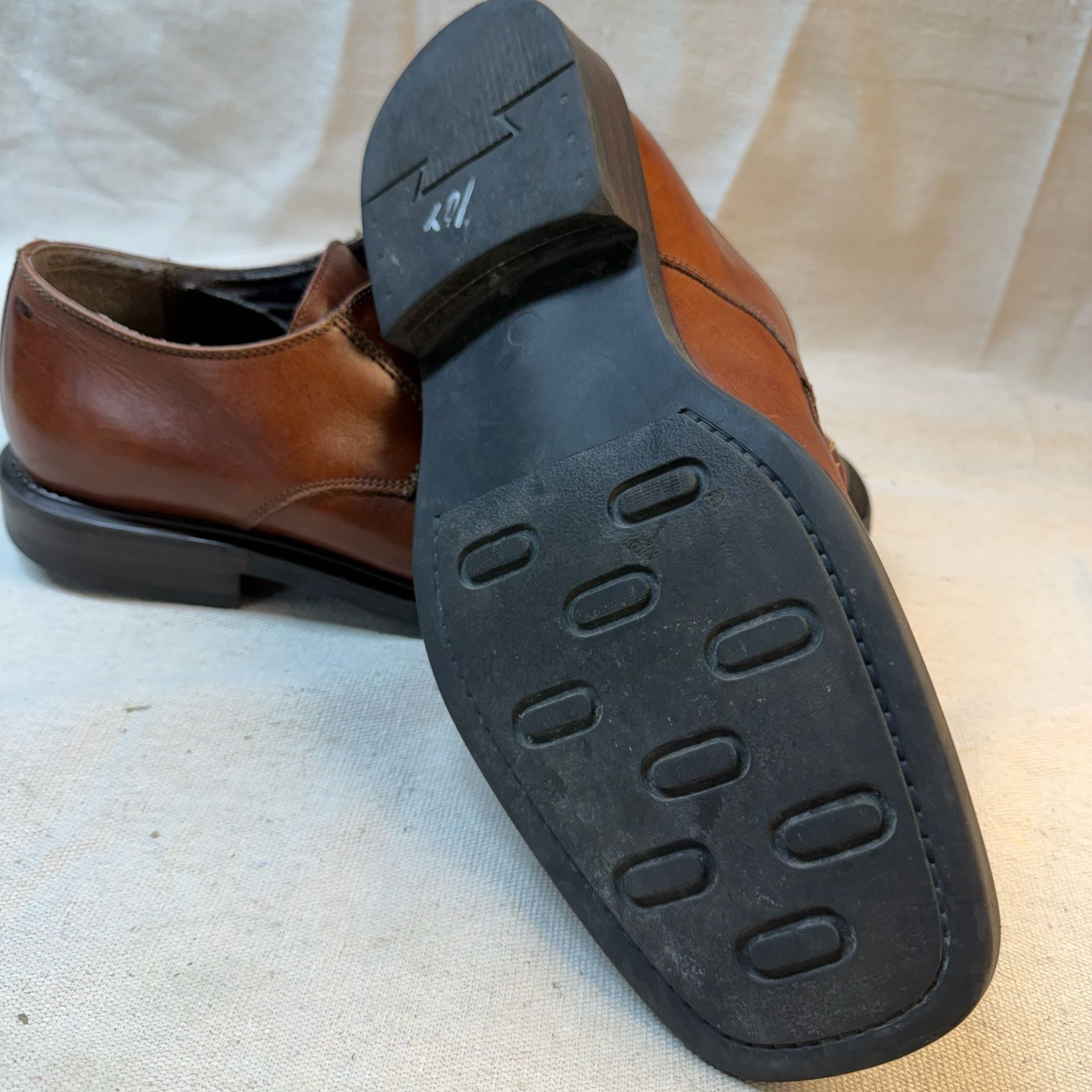 Skechers Maestro-Mozart Leather Shoes Brown Leather Dress Shoes 10