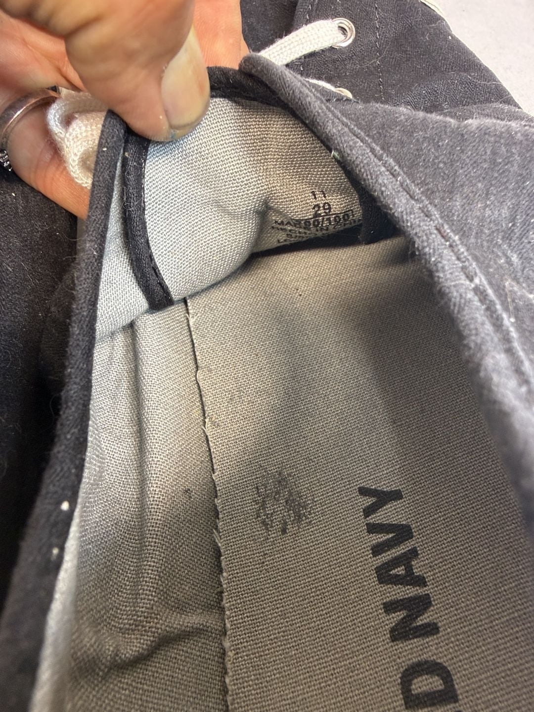 Old Navy Black Canvas Sneakers 8
