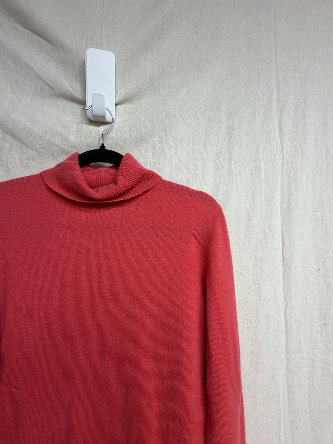 Charter Club Turtleneck Sweater Size M Pink 100% Cashmere 3