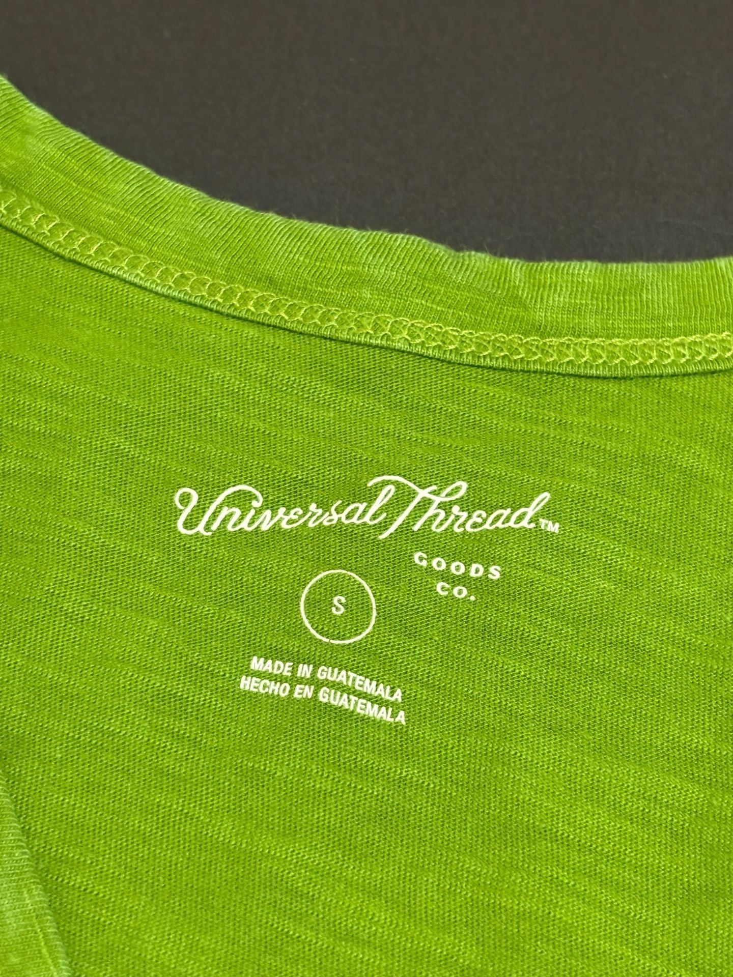 Universal Thread V-Neck Slub Tee Size S Lot of 2 Green Pink Cotton 6