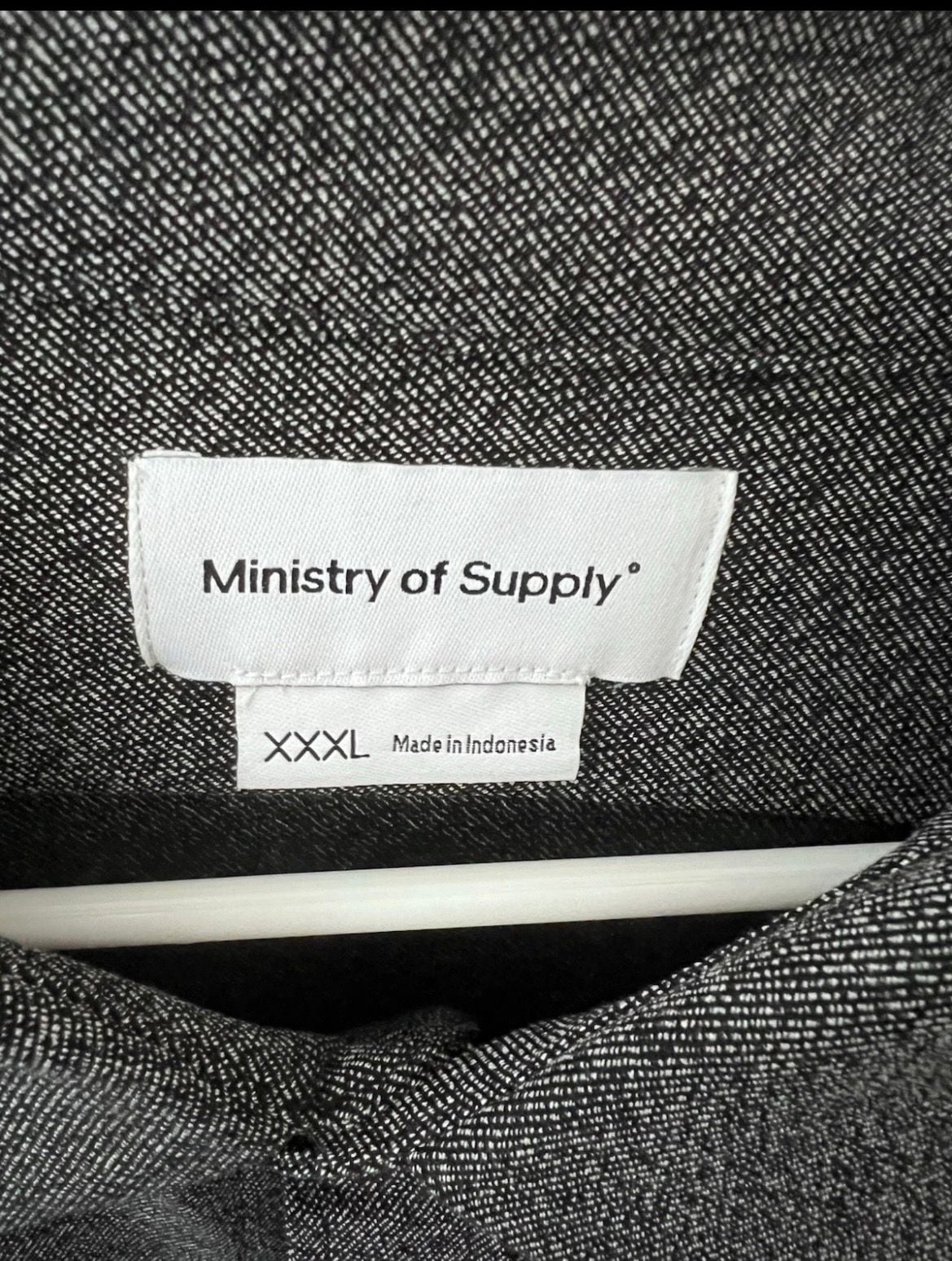 Ministry of Supply Fusion Overshirt Size XXXL Gray Flannel Shirt Jacket 5