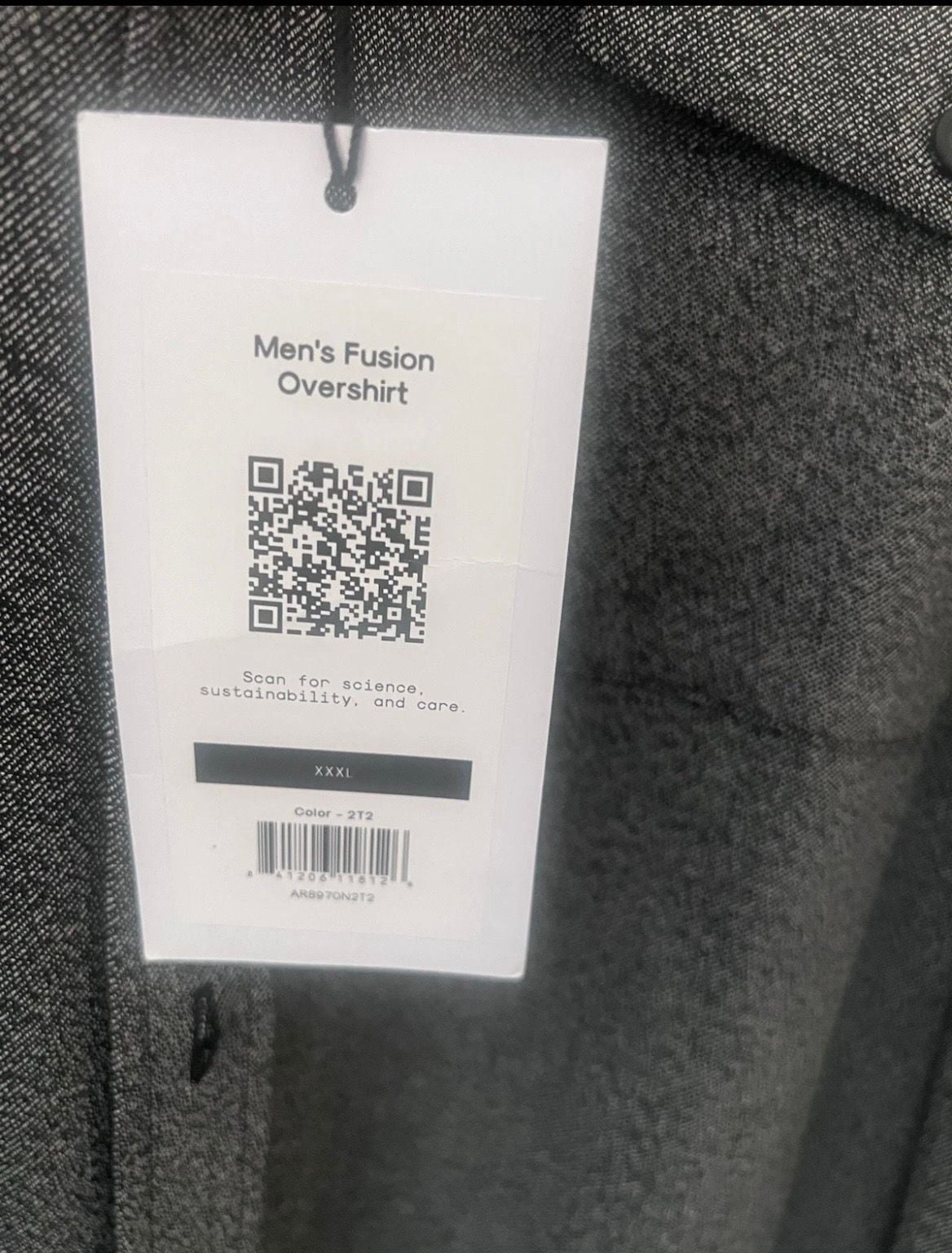 Ministry of Supply Fusion Overshirt Size XXXL Gray Flannel Shirt Jacket 4