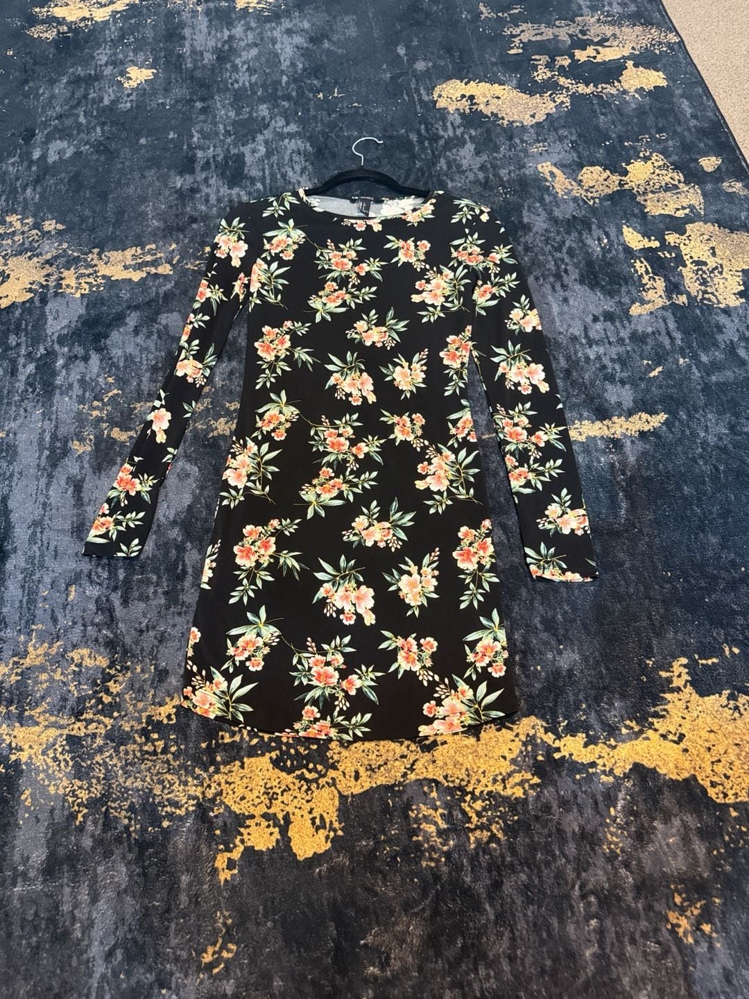 Forever 21 Floral Long Sleeve Dress Size S 3