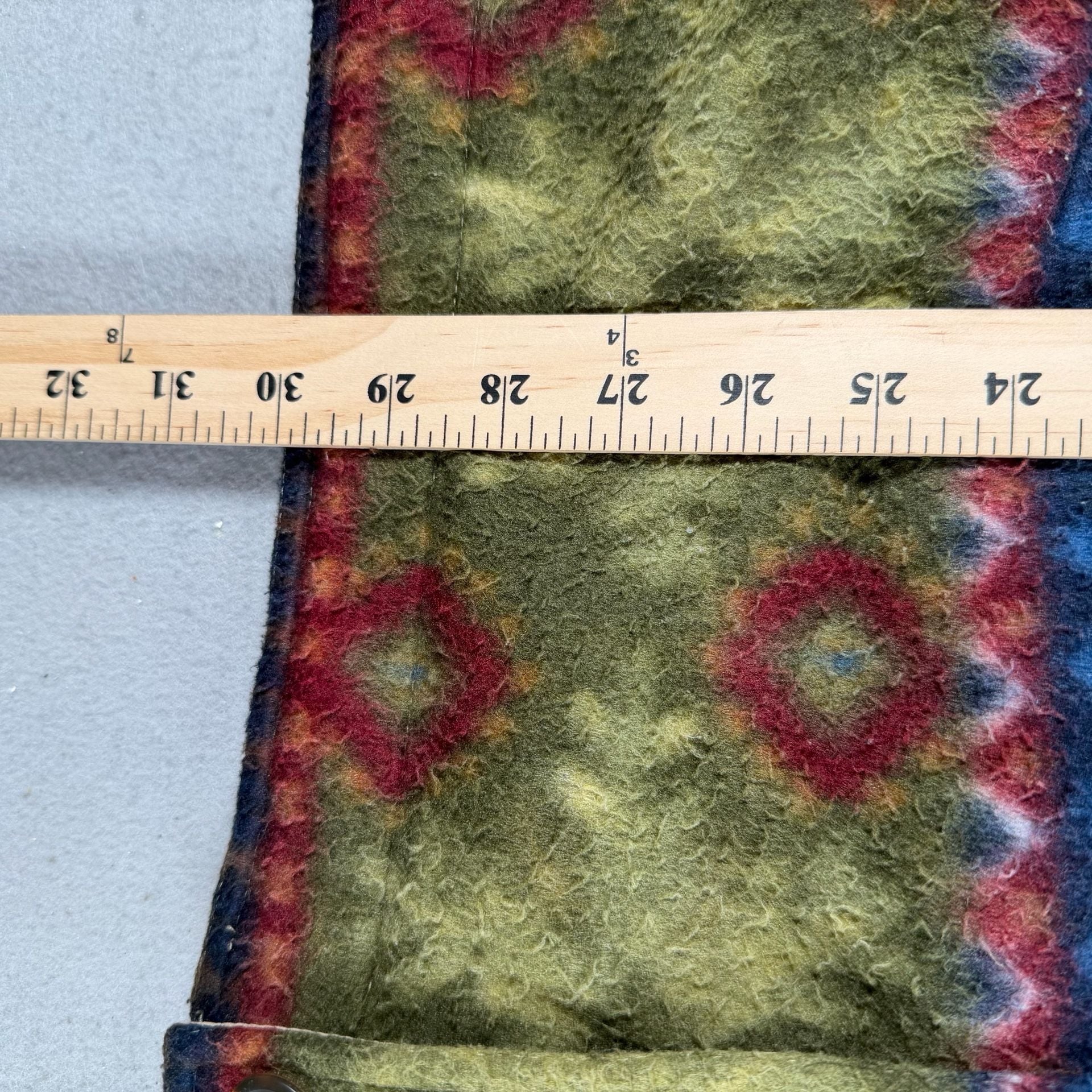 Vintage Structure Reversible Coat Size M Aztec Fleece - made in Italy 3