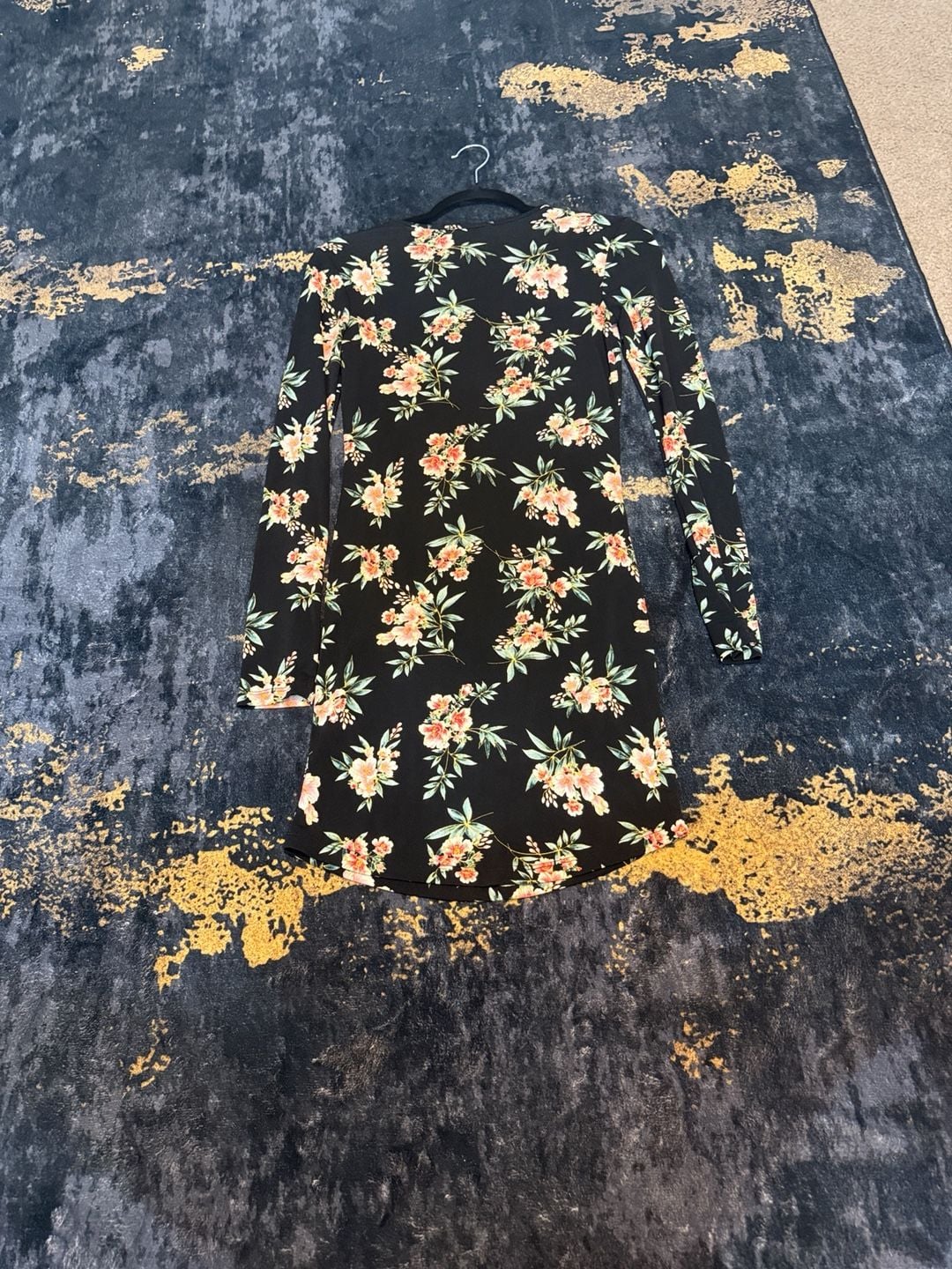 Forever 21 Floral Long Sleeve Dress Size S 5
