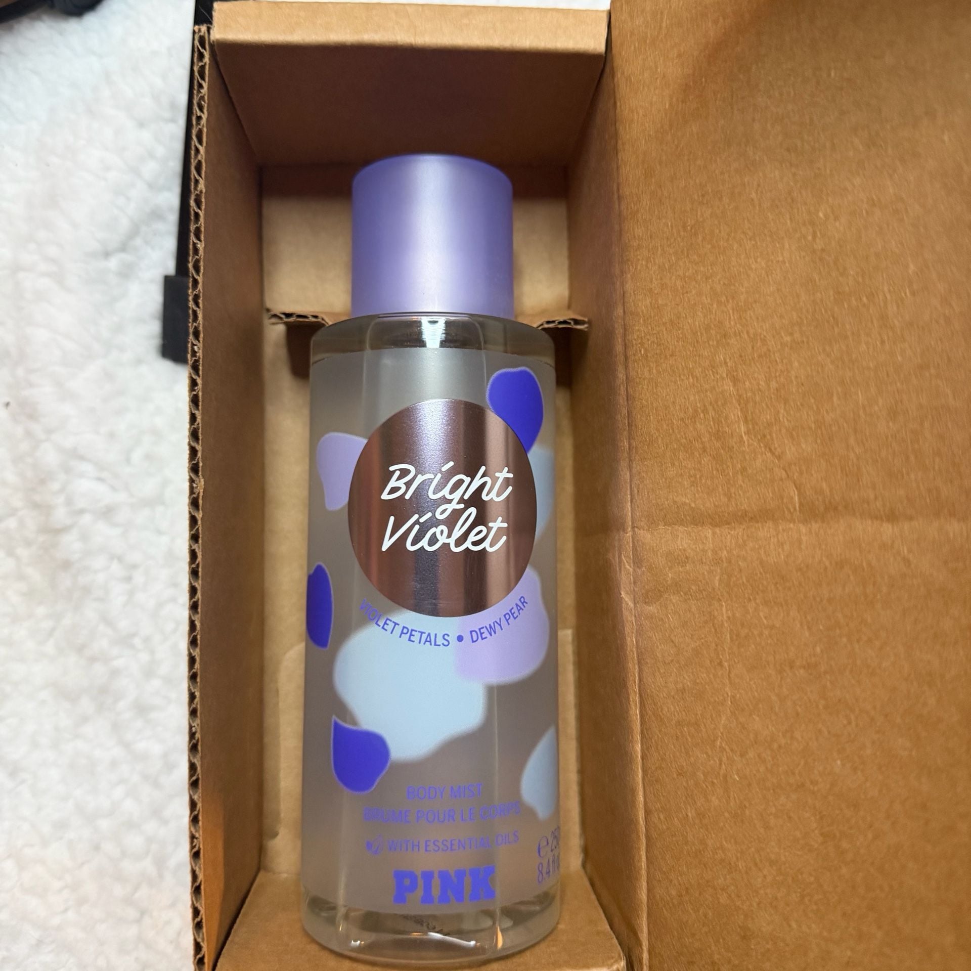 Victoria's Secret PINK Bright Violet Body Mist Size 8.4 Fl Oz 3