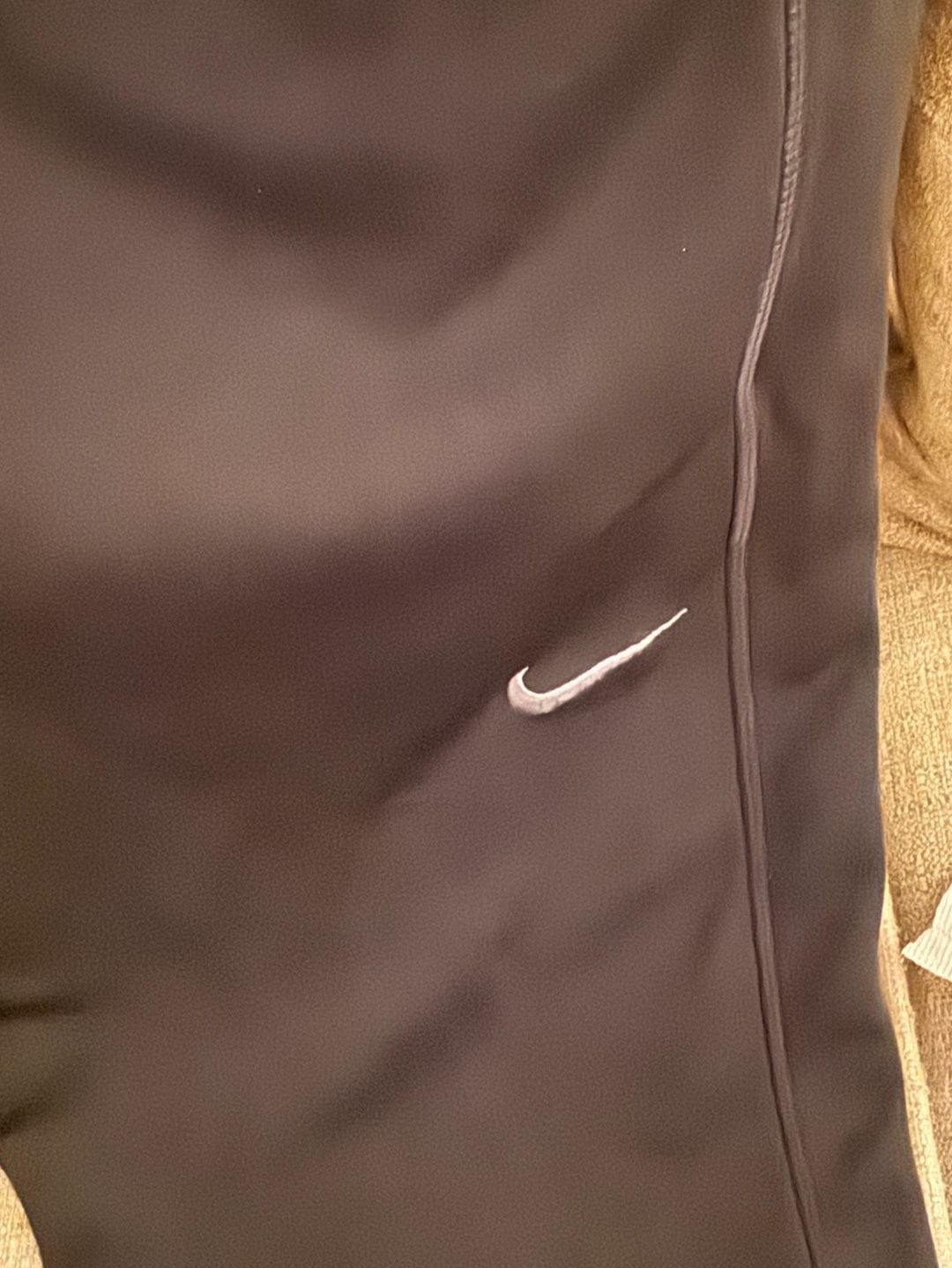 Nike Therma-Fit Size L Black Pants Sweatpants Drawstring 3